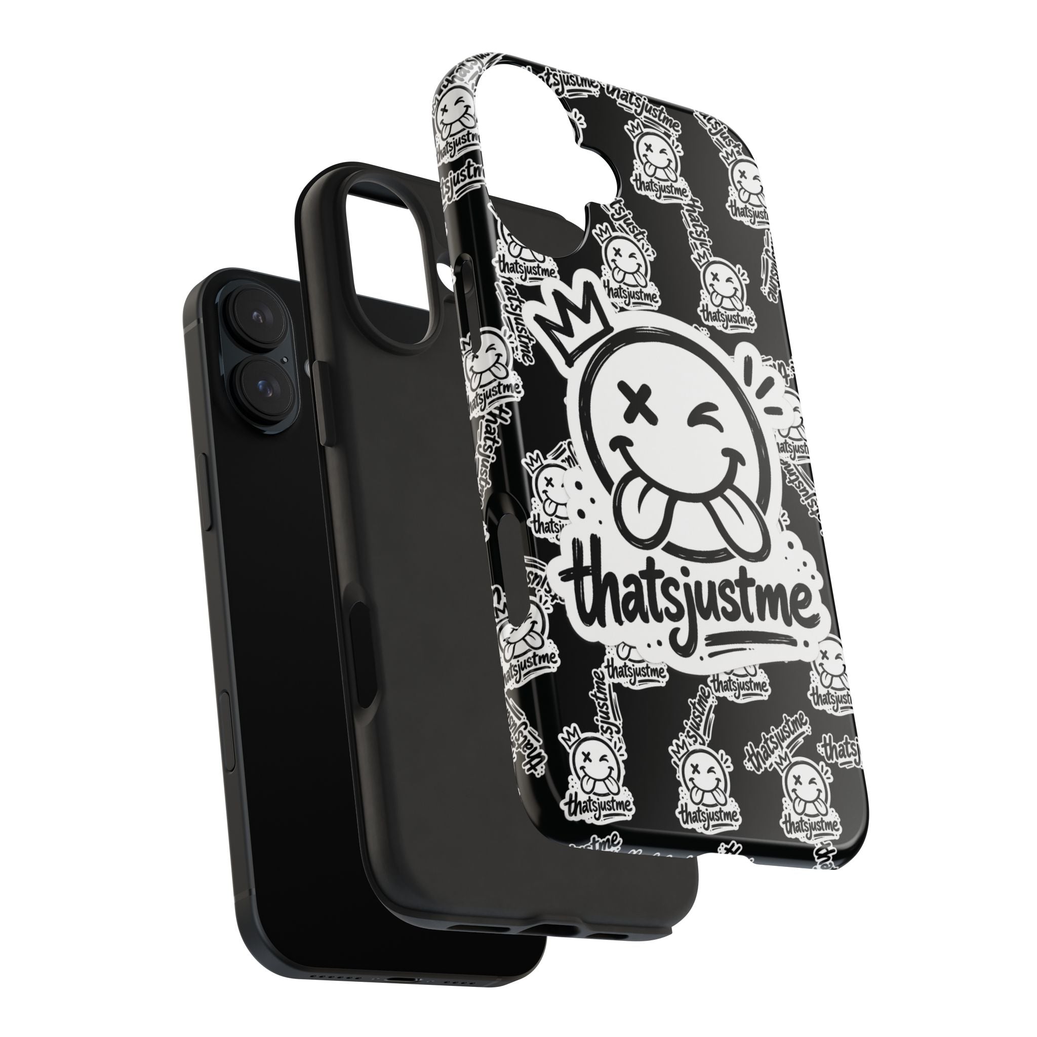 thatsjustme "Overload" Tough Phone Case - Black