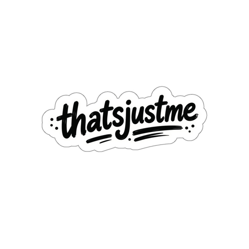 thatsjustme "OG" Text - Die Cut Sticker
