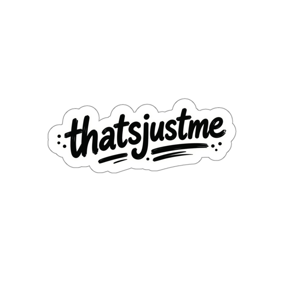 thatsjustme "OG" Text - Die Cut Sticker