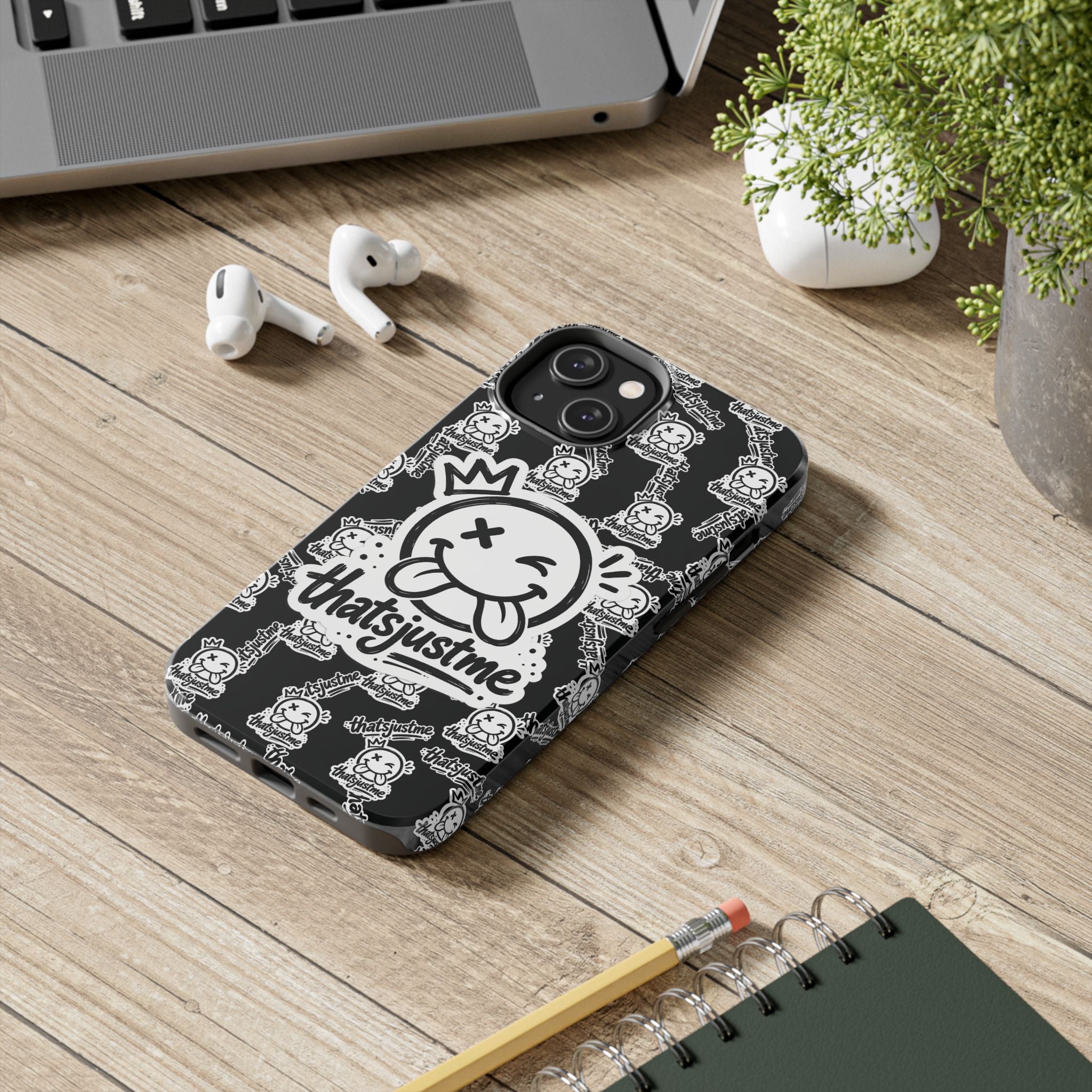 thatsjustme "Overload" Tough Phone Case - Black