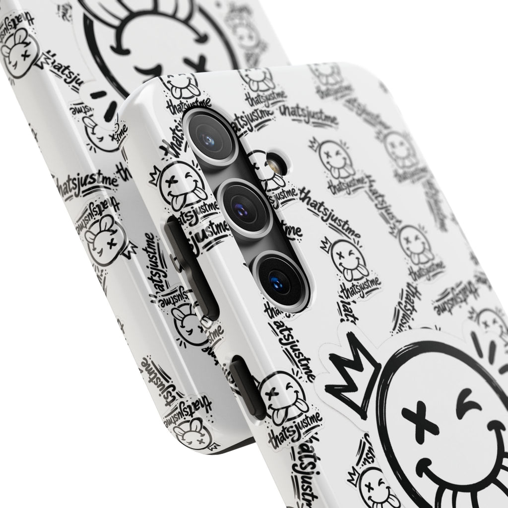 thatsjustme "Overload" Tough Phone Case - White