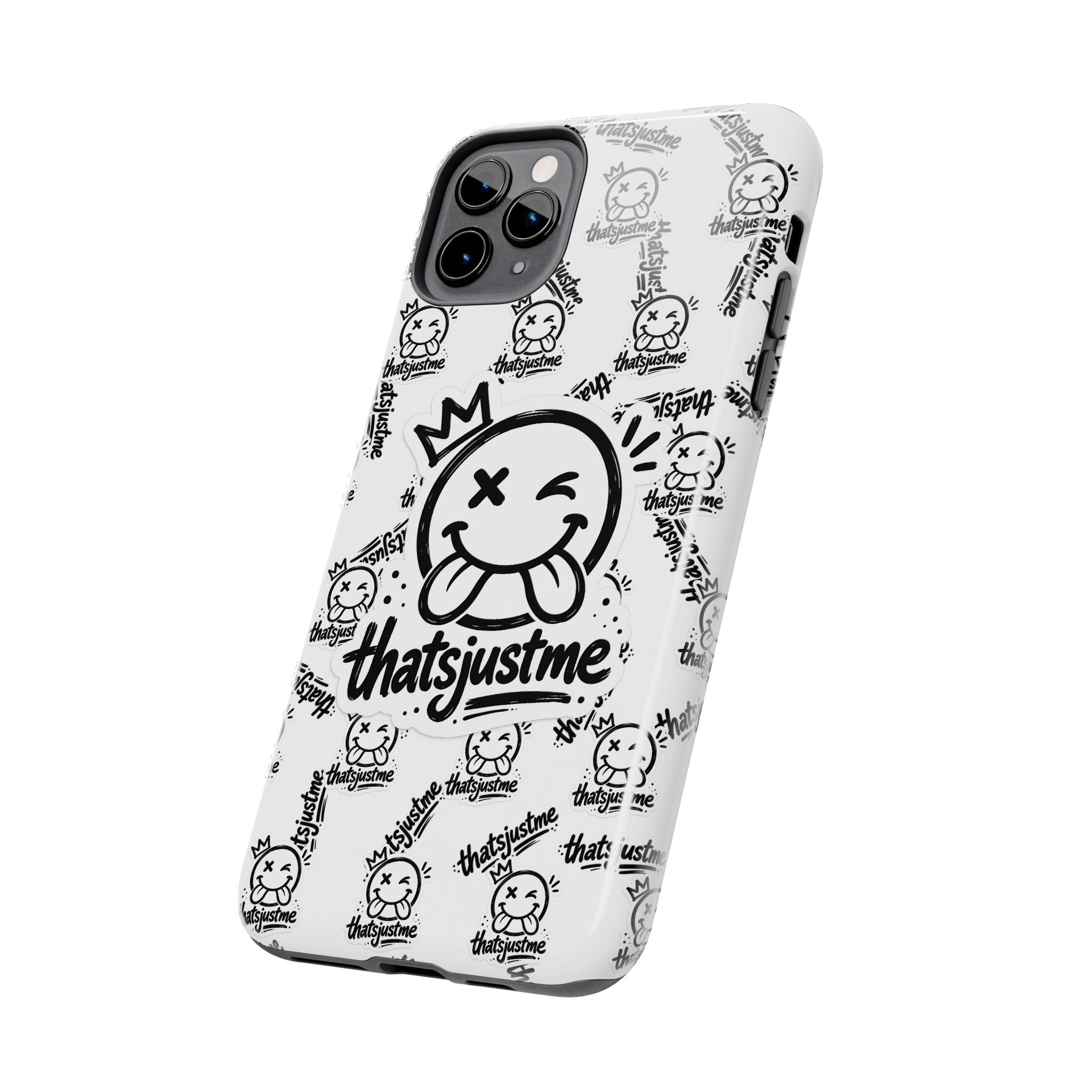 thatsjustme "Overload" Tough Phone Case - White
