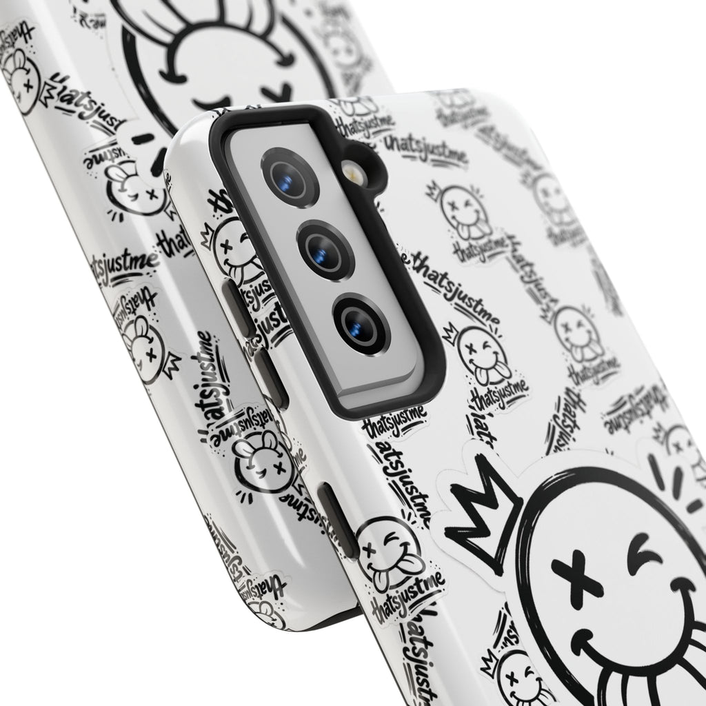 thatsjustme "Overload" Tough Phone Case - White