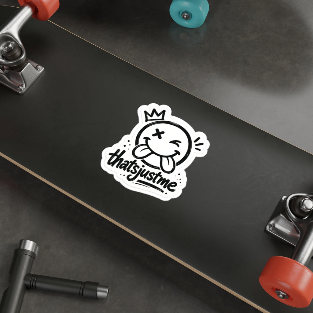 thatsjustme "OG" Crown Smiley - Die Cut Sticker