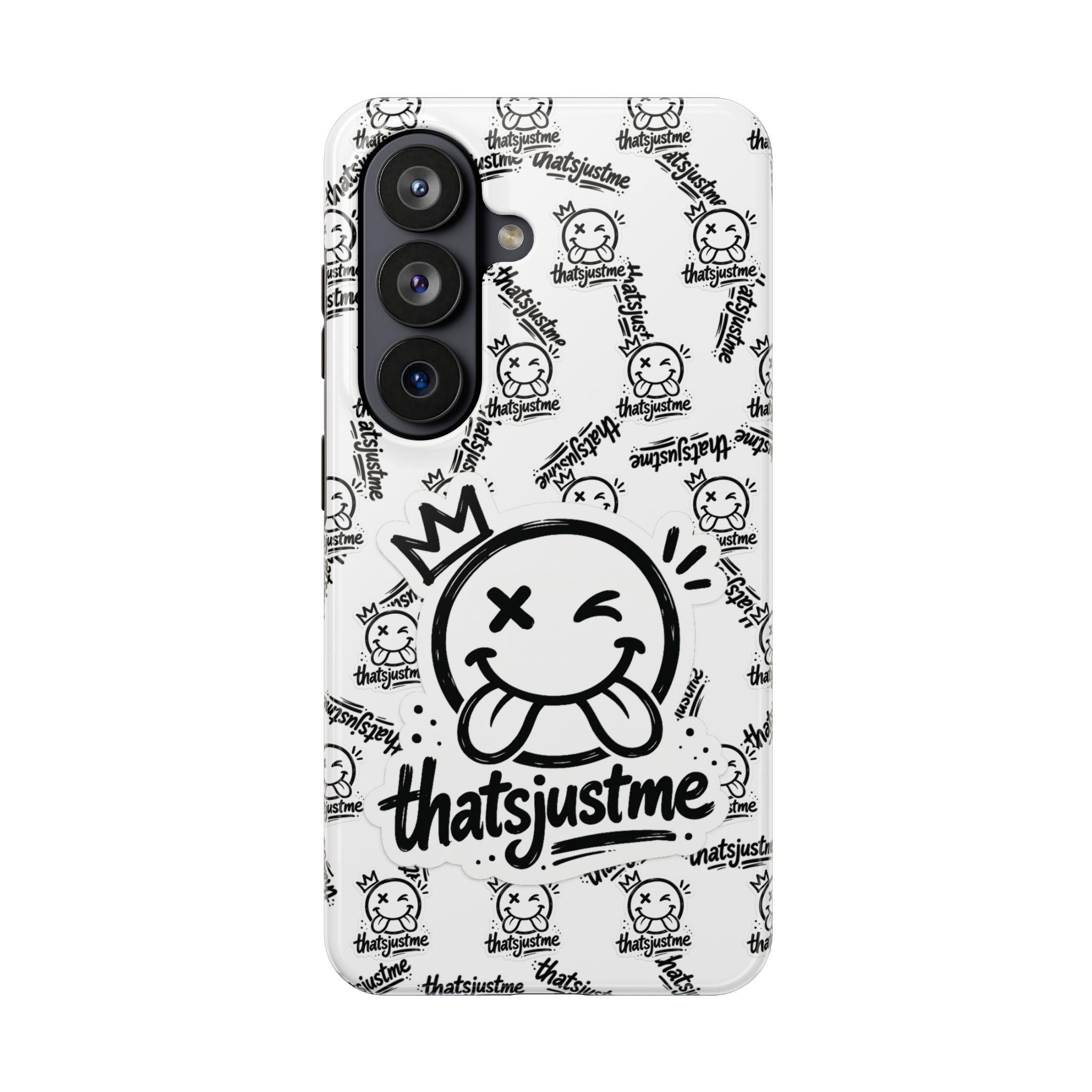 thatsjustme "Overload" Tough Phone Case - White