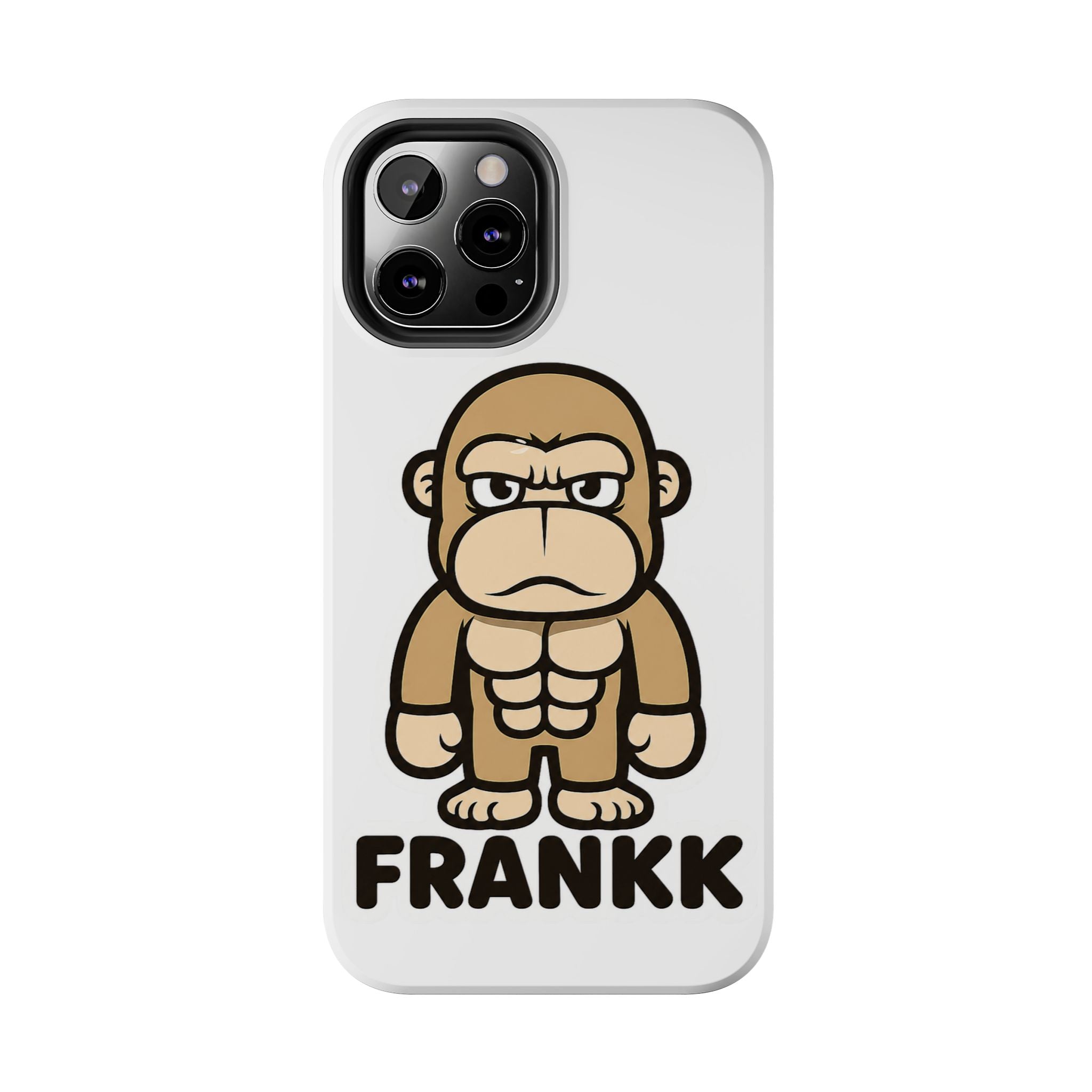 FRANKK The Ape "Essentials" Tough Phone Case - White
