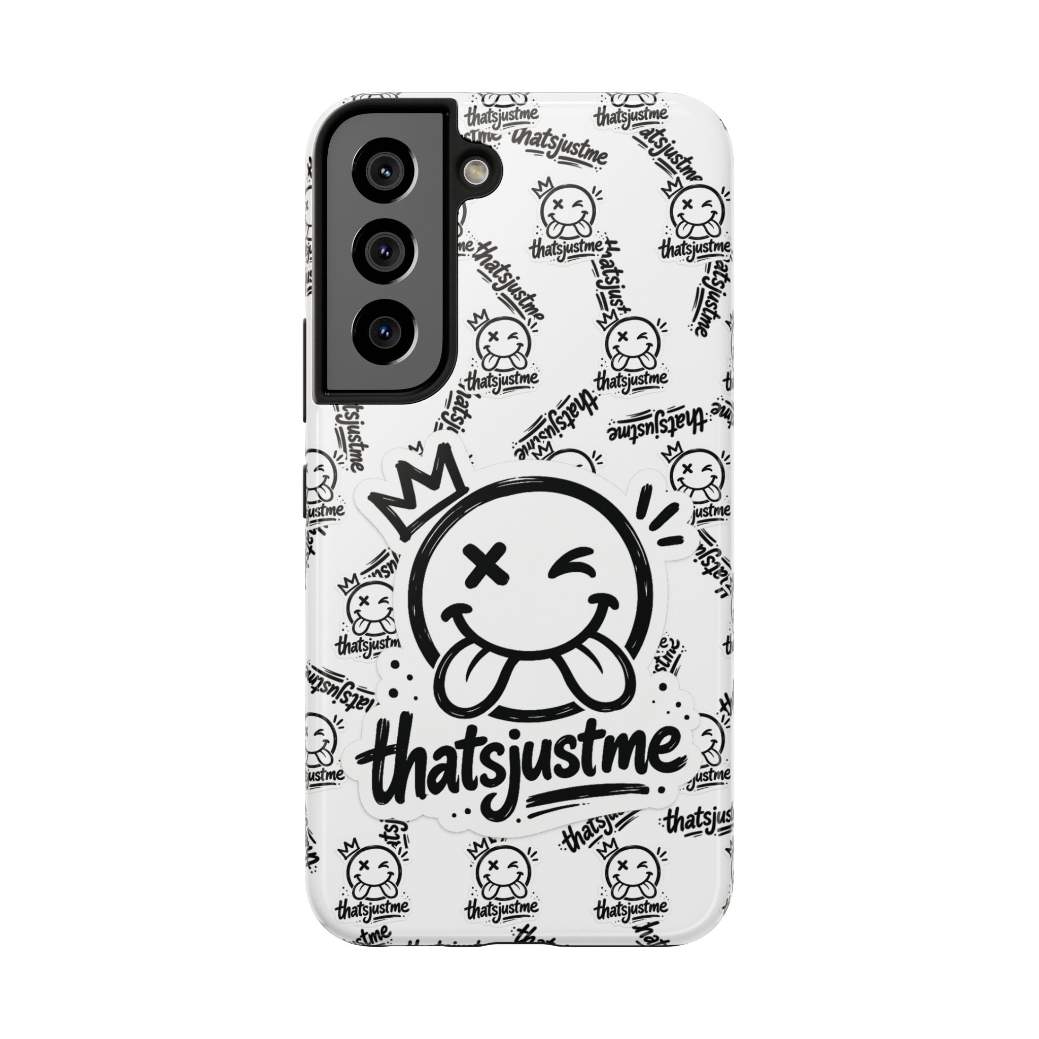 thatsjustme "Overload" Tough Phone Case - White