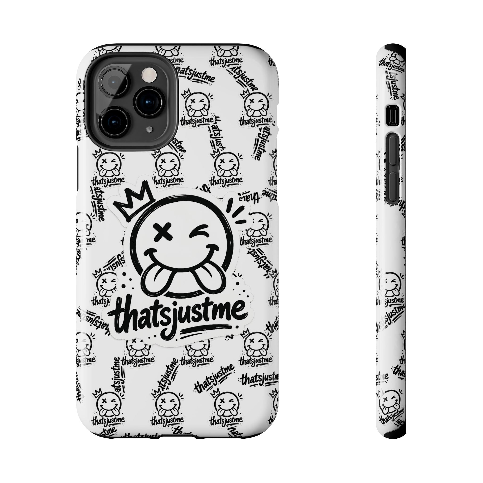 thatsjustme "Overload" Tough Phone Case - White