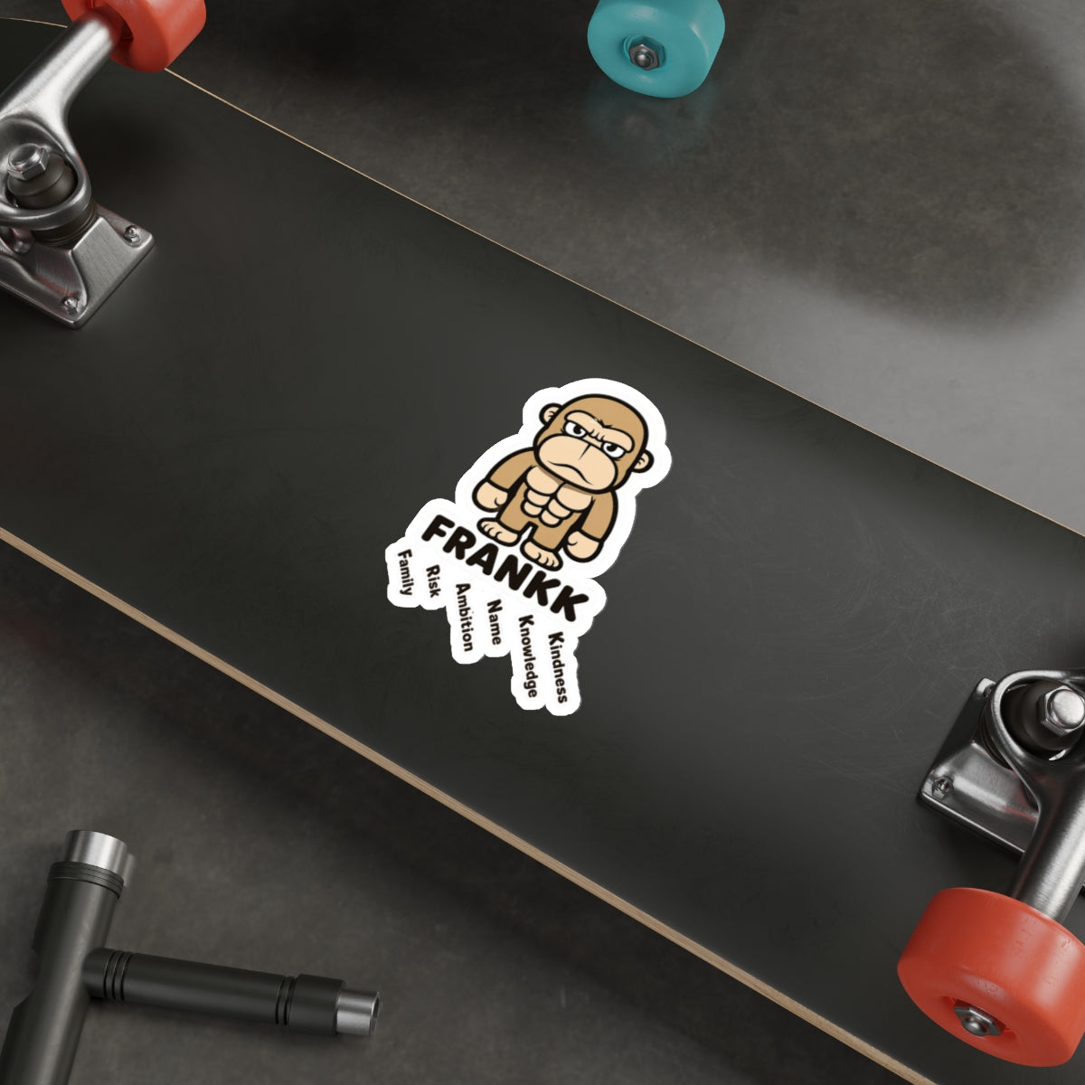 FRANKK The Ape "Acronym" - Die-Cut Sticker