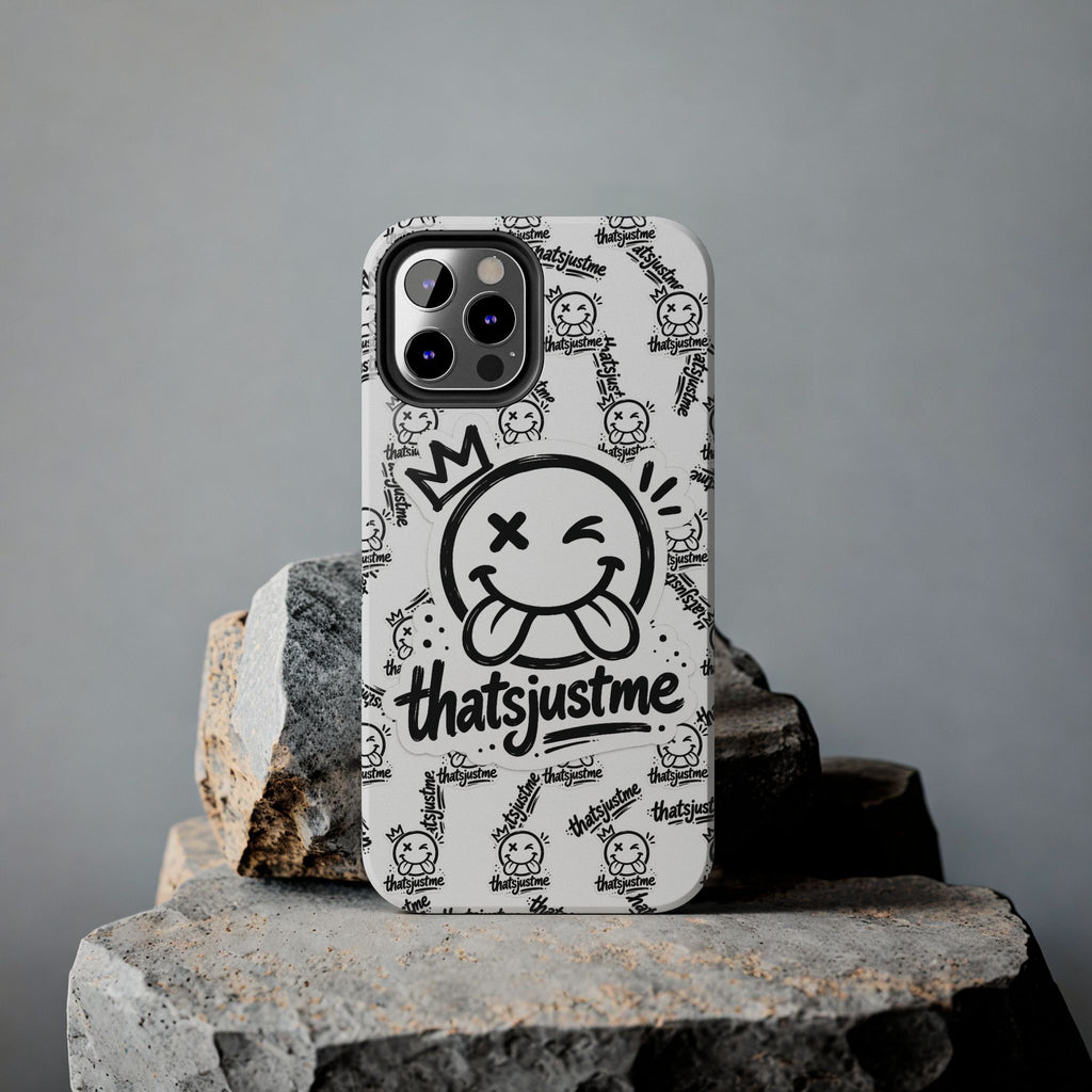 thatsjustme "Overload" Tough Phone Case - White