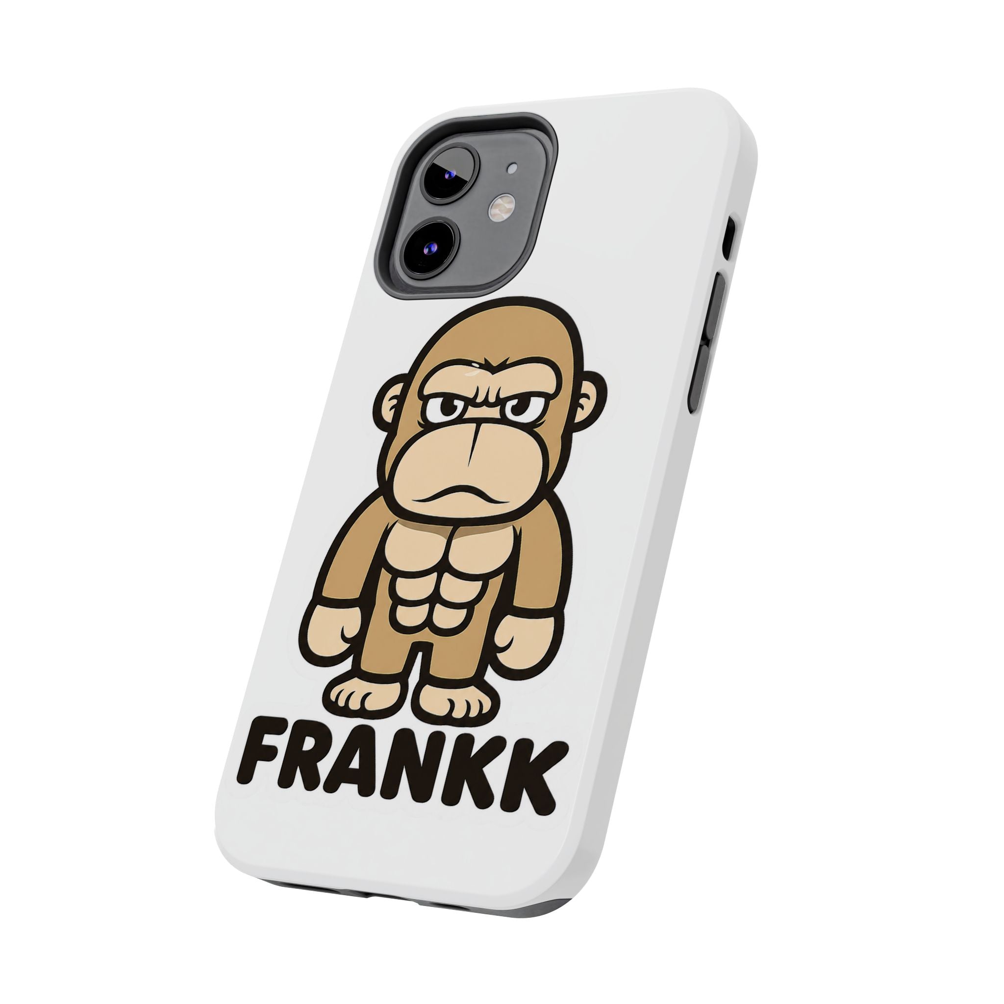 FRANKK The Ape "Essentials" Tough Phone Case - White