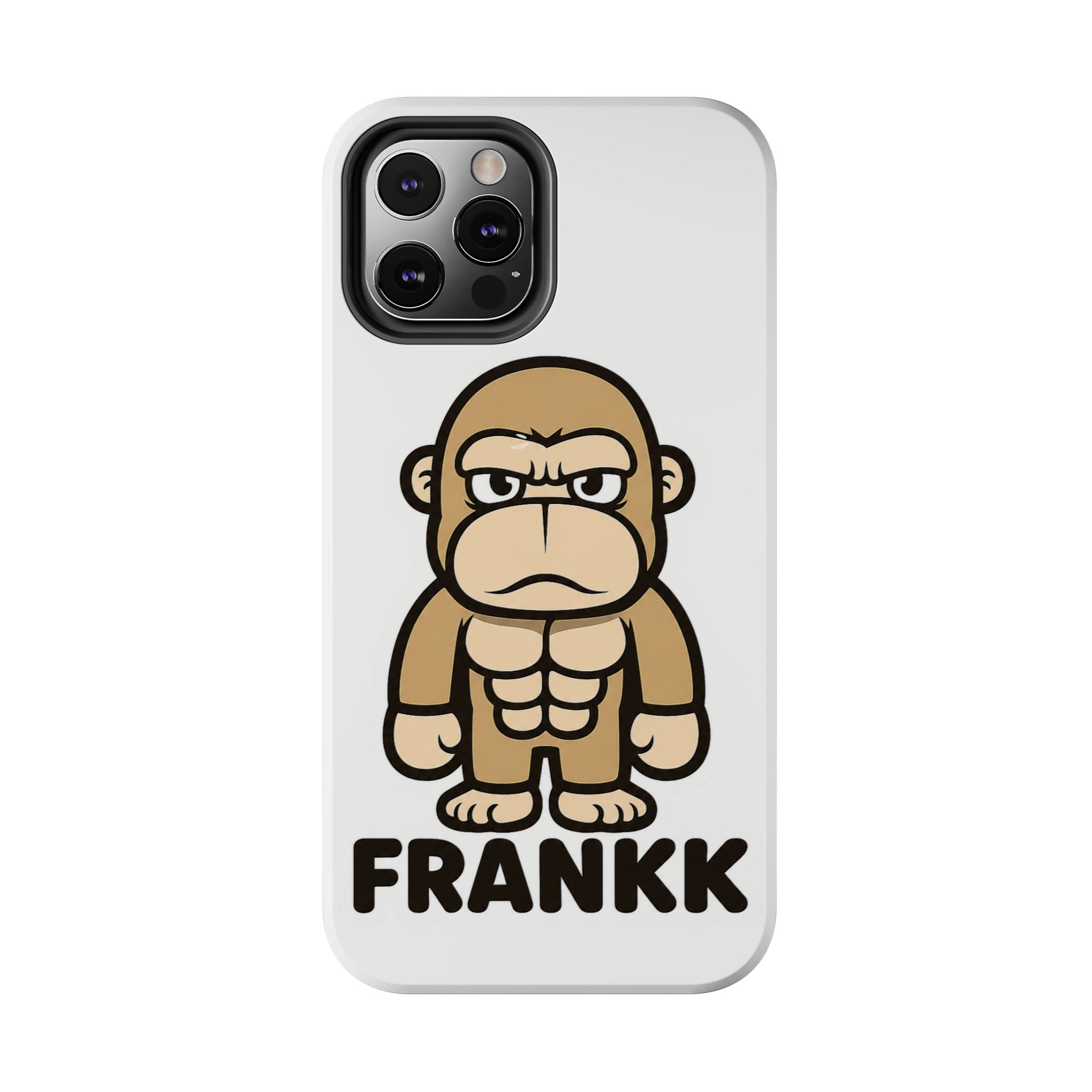 FRANKK The Ape "Essentials" Tough Phone Case - White