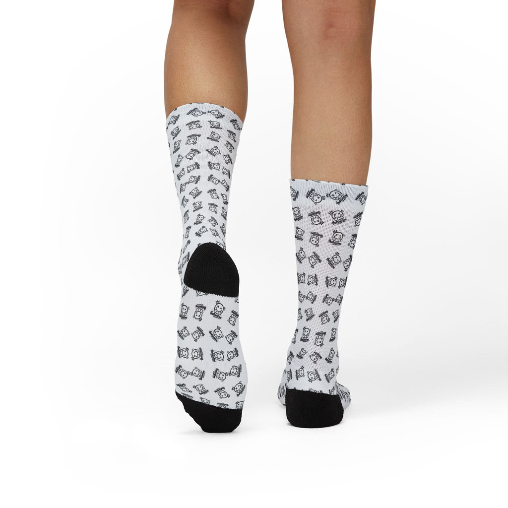 thatsjustme "OG" Crown Smiley Patterned Socks