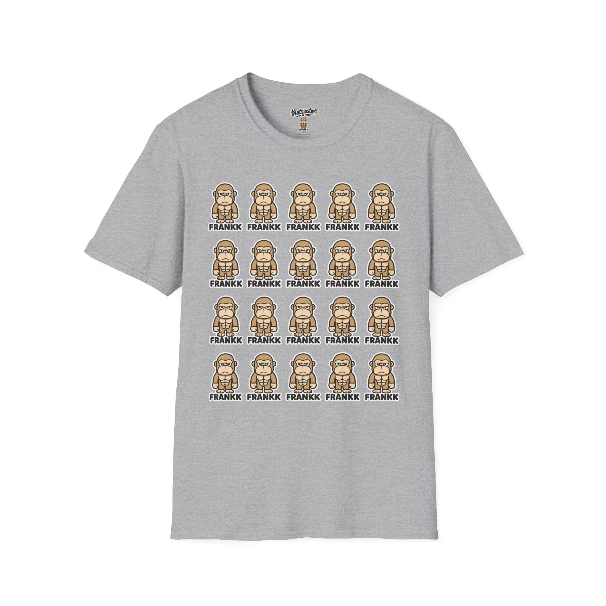 FRANKK The Ape Repeated "Essentials" Graphic Tee - Unisex T-Shirt