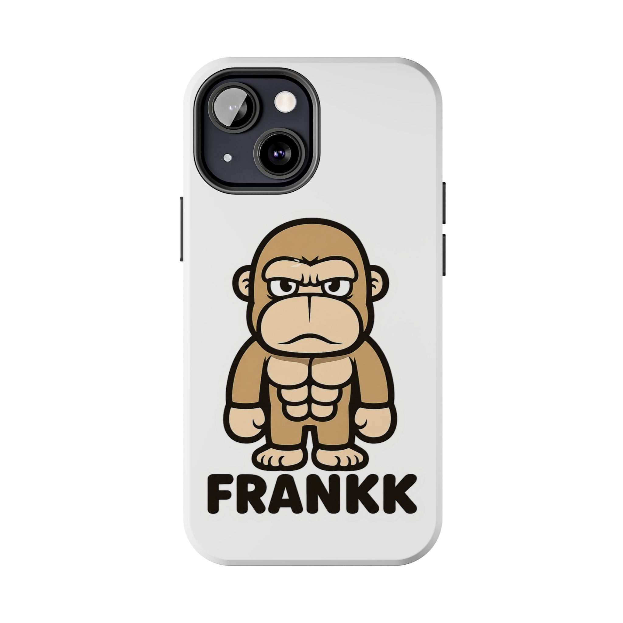 FRANKK The Ape "Essentials" Tough Phone Case - White