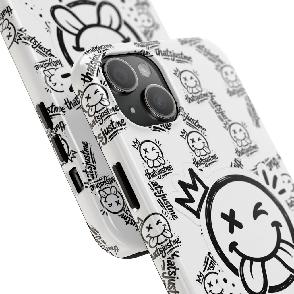 thatsjustme "Overload" Tough Phone Case - White