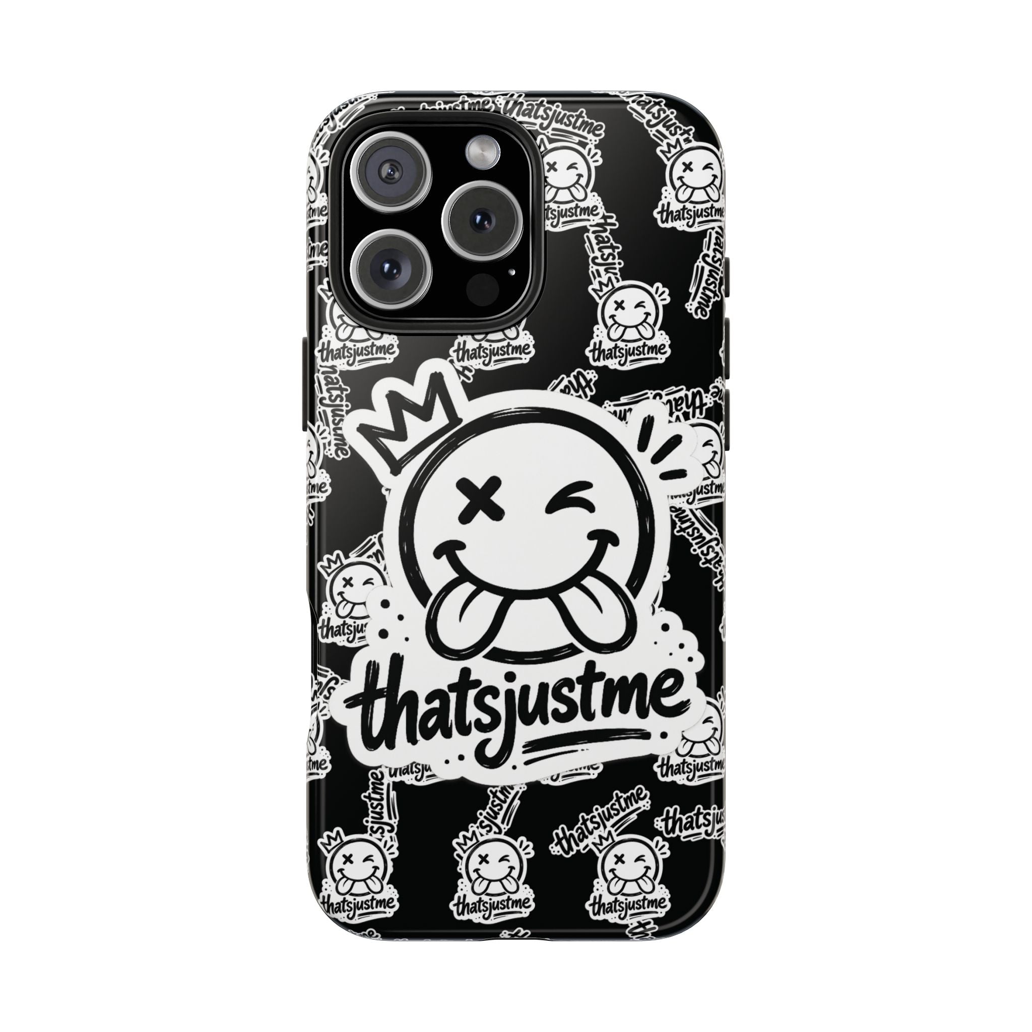 thatsjustme "Overload" Tough Phone Case - Black