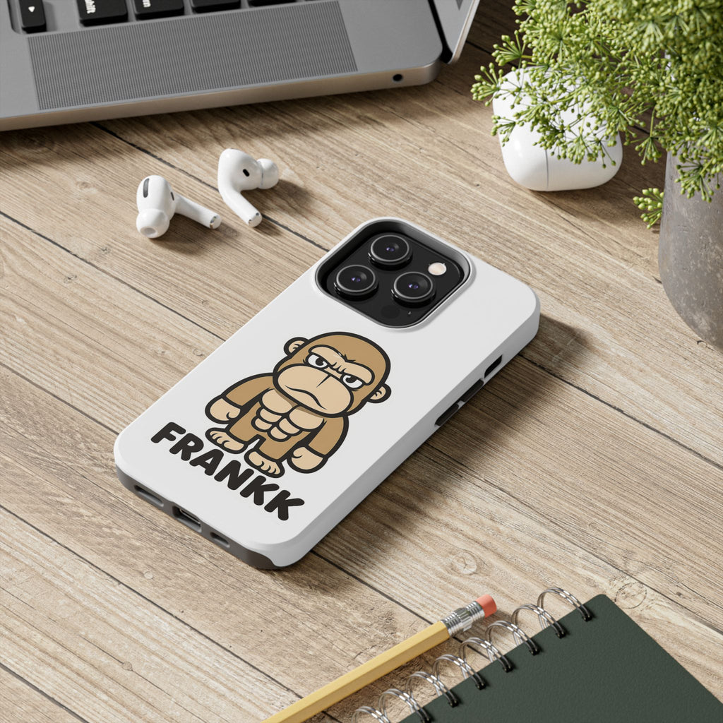 FRANKK The Ape "Essentials" Tough Phone Case - White