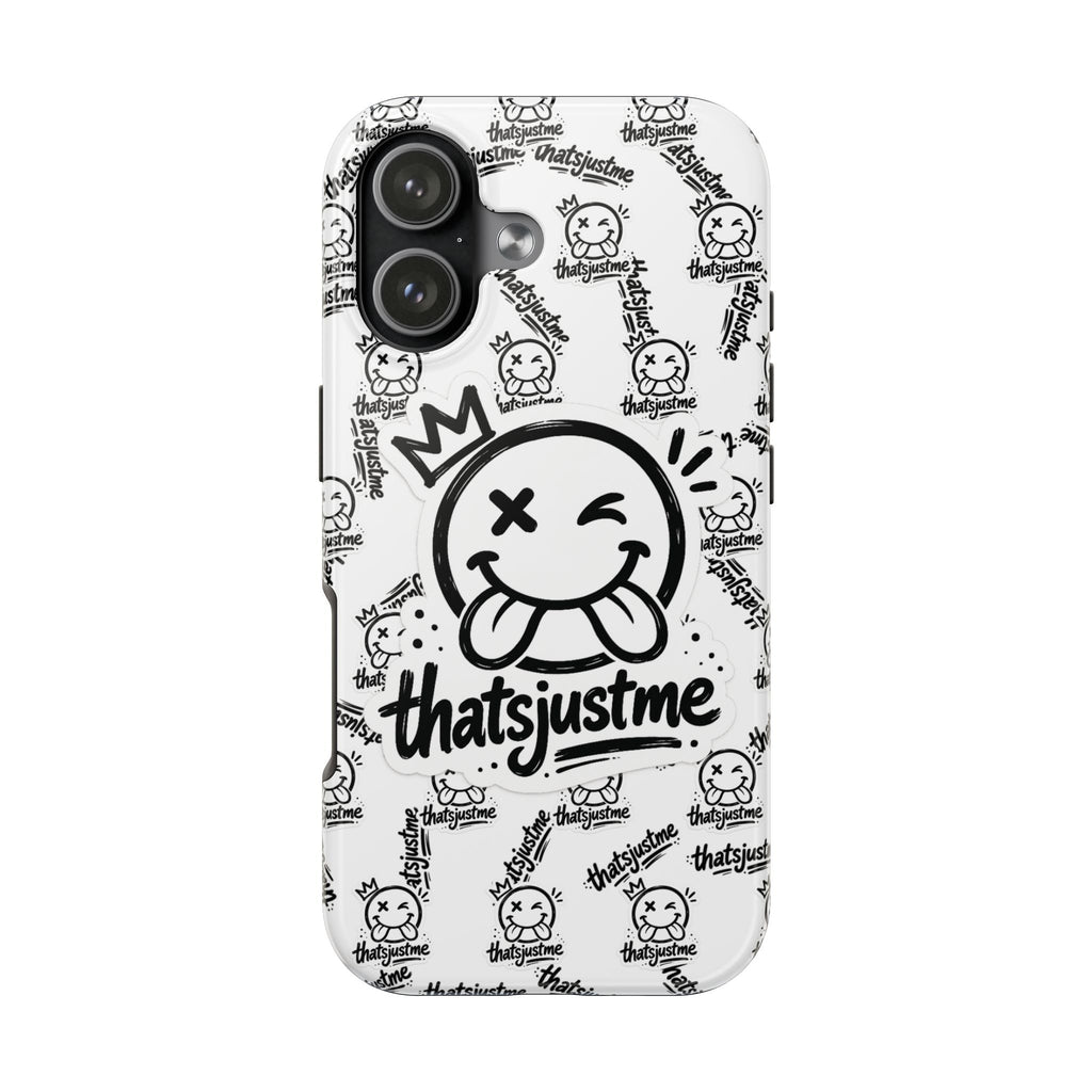 thatsjustme "Overload" Tough Phone Case - White