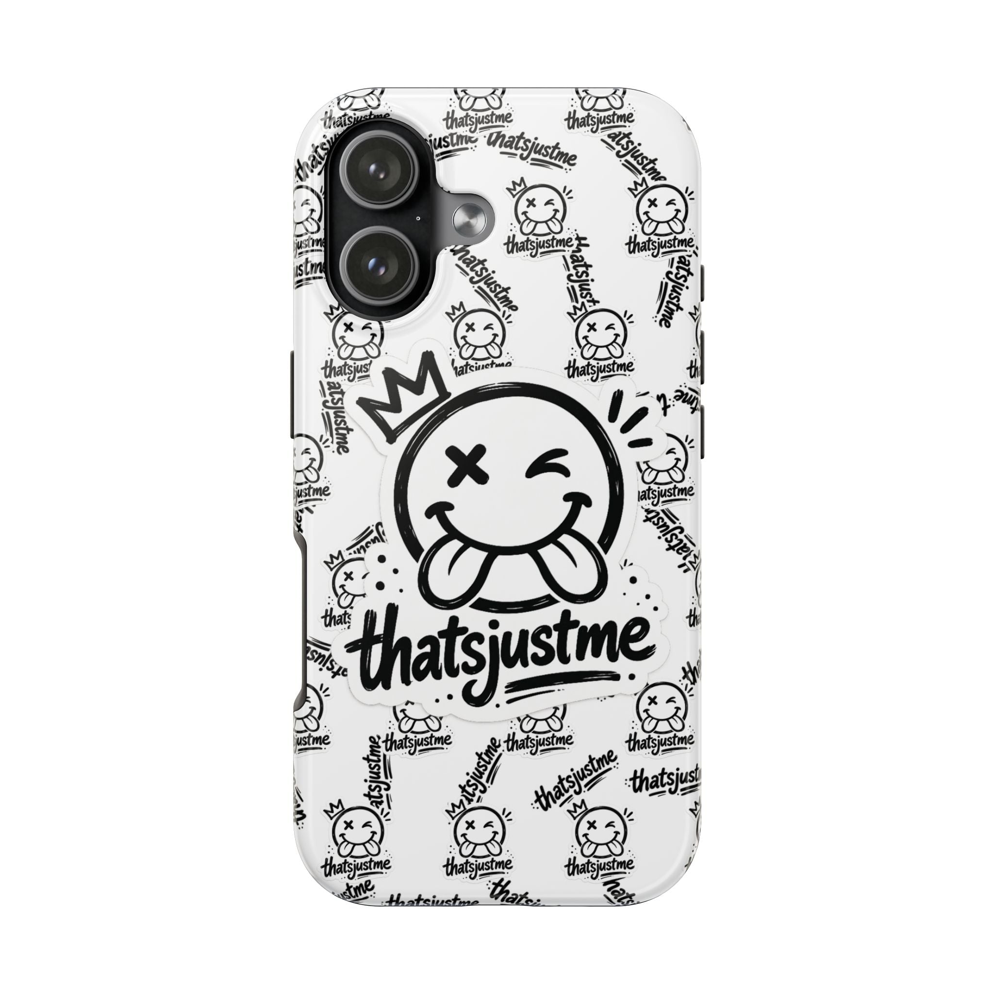 thatsjustme "Overload" Tough Phone Case - White