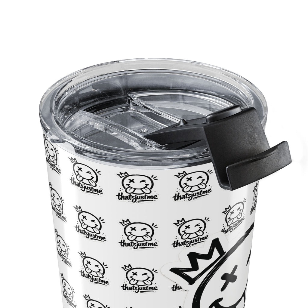 thatsjustme "OG" Crown Smiley 20oz Stainless Tumbler - White
