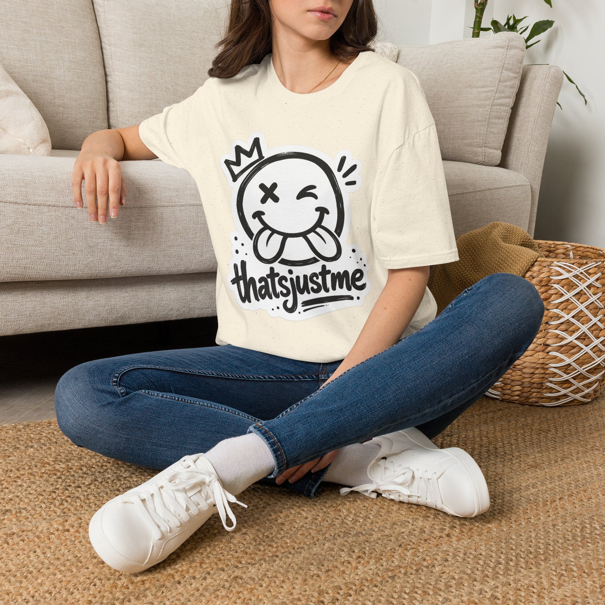 thatsjustme "OG" Crown Smiley Graphic Tee - Unisex T-Shirt