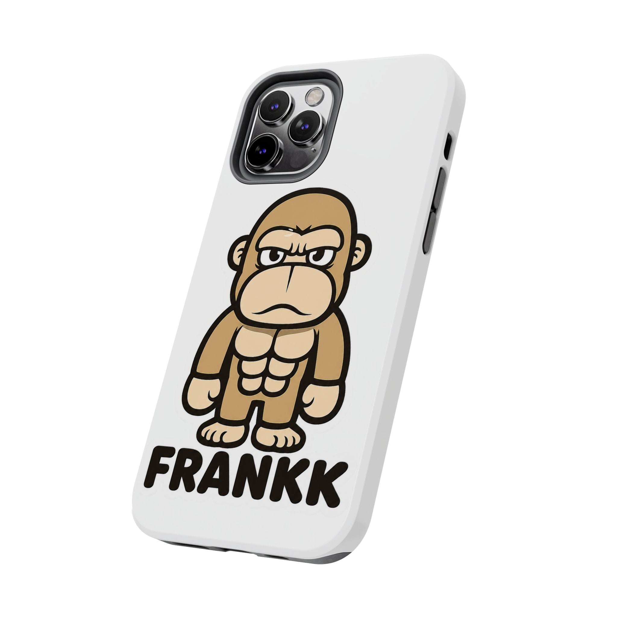 FRANKK The Ape "Essentials" Tough Phone Case - White