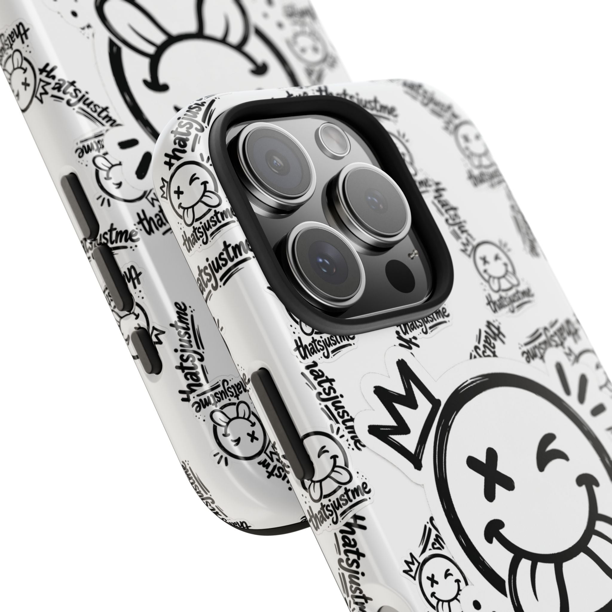 thatsjustme "Overload" Tough Phone Case - White