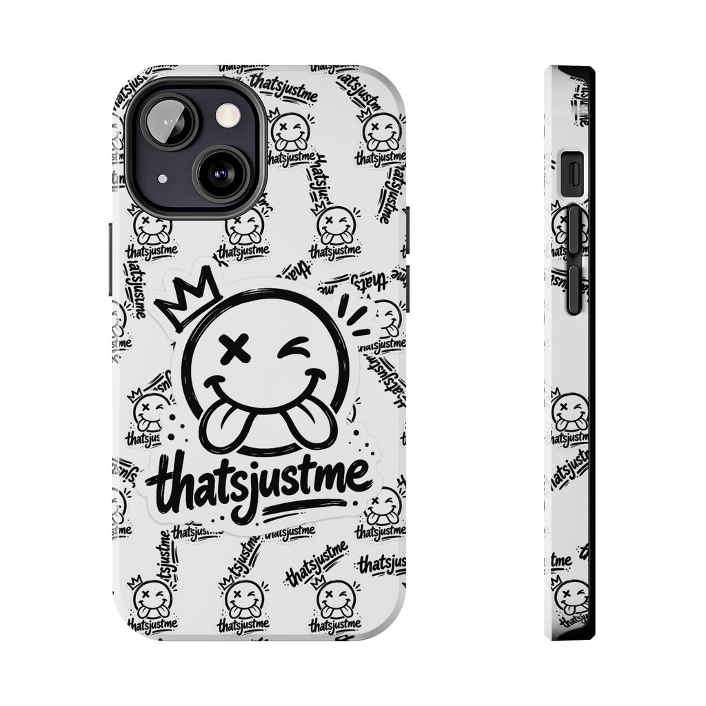thatsjustme "Overload" Tough Phone Case - White
