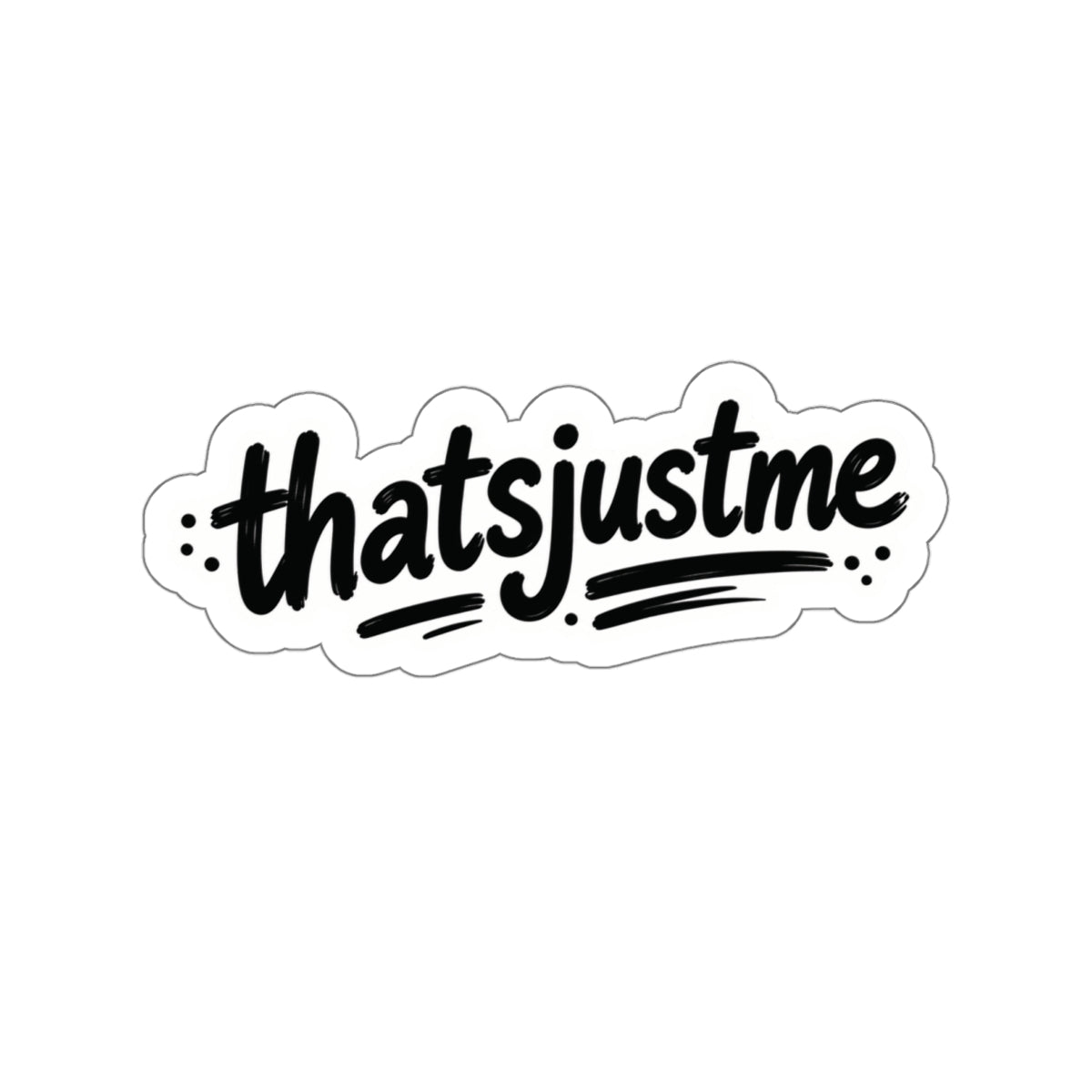 thatsjustme "OG" Text - Die Cut Sticker