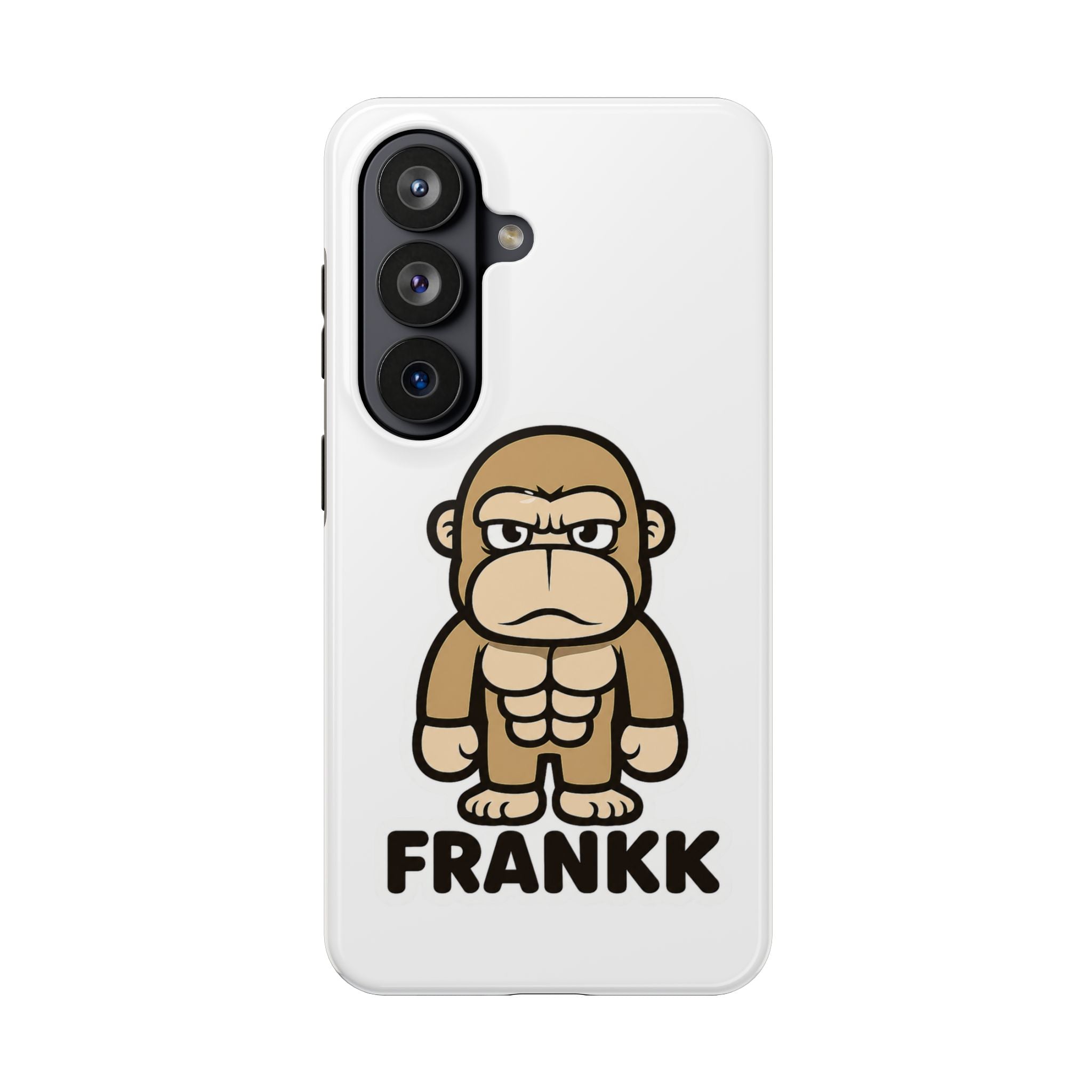 FRANKK The Ape "Essentials" Tough Phone Case - White