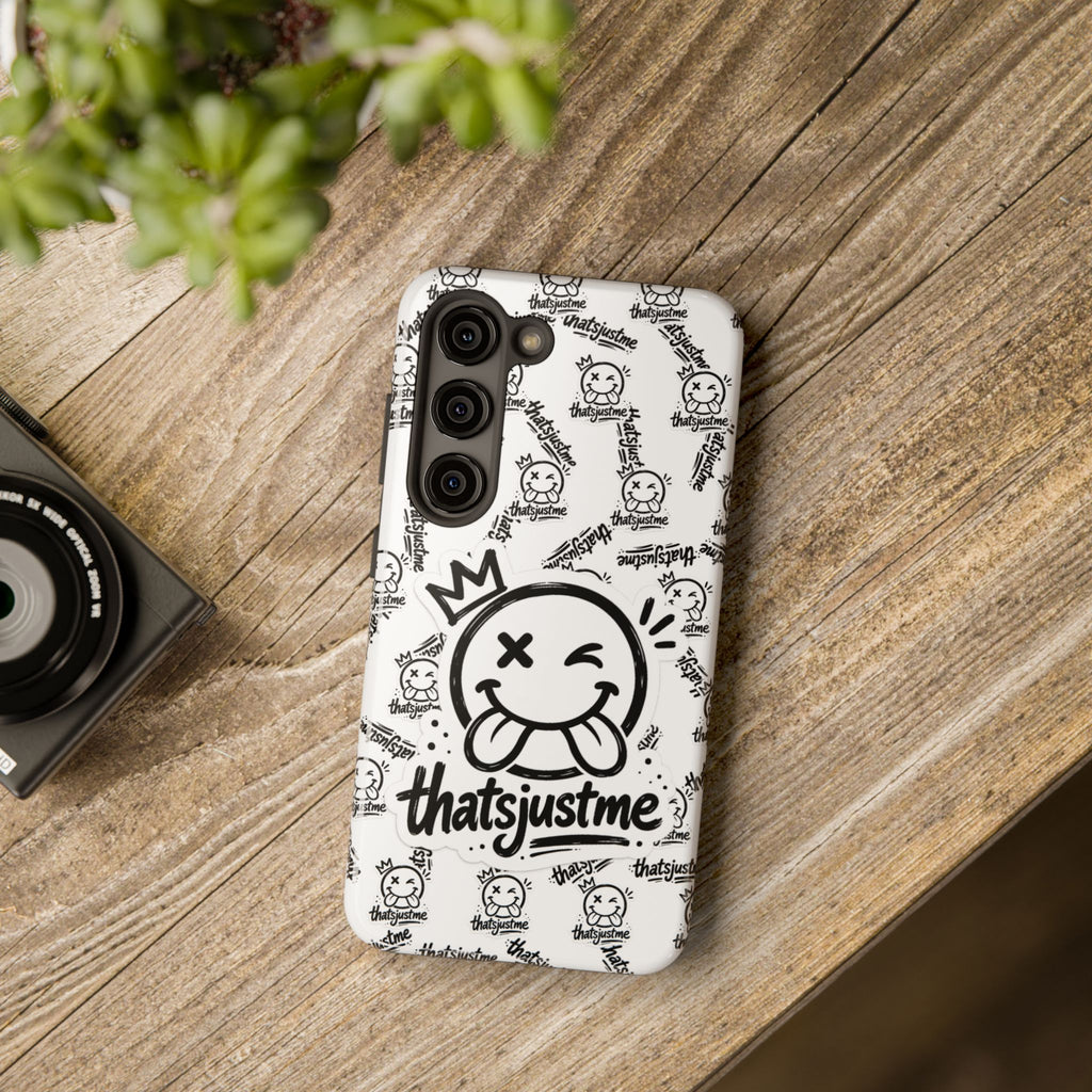 thatsjustme "Overload" Tough Phone Case - White