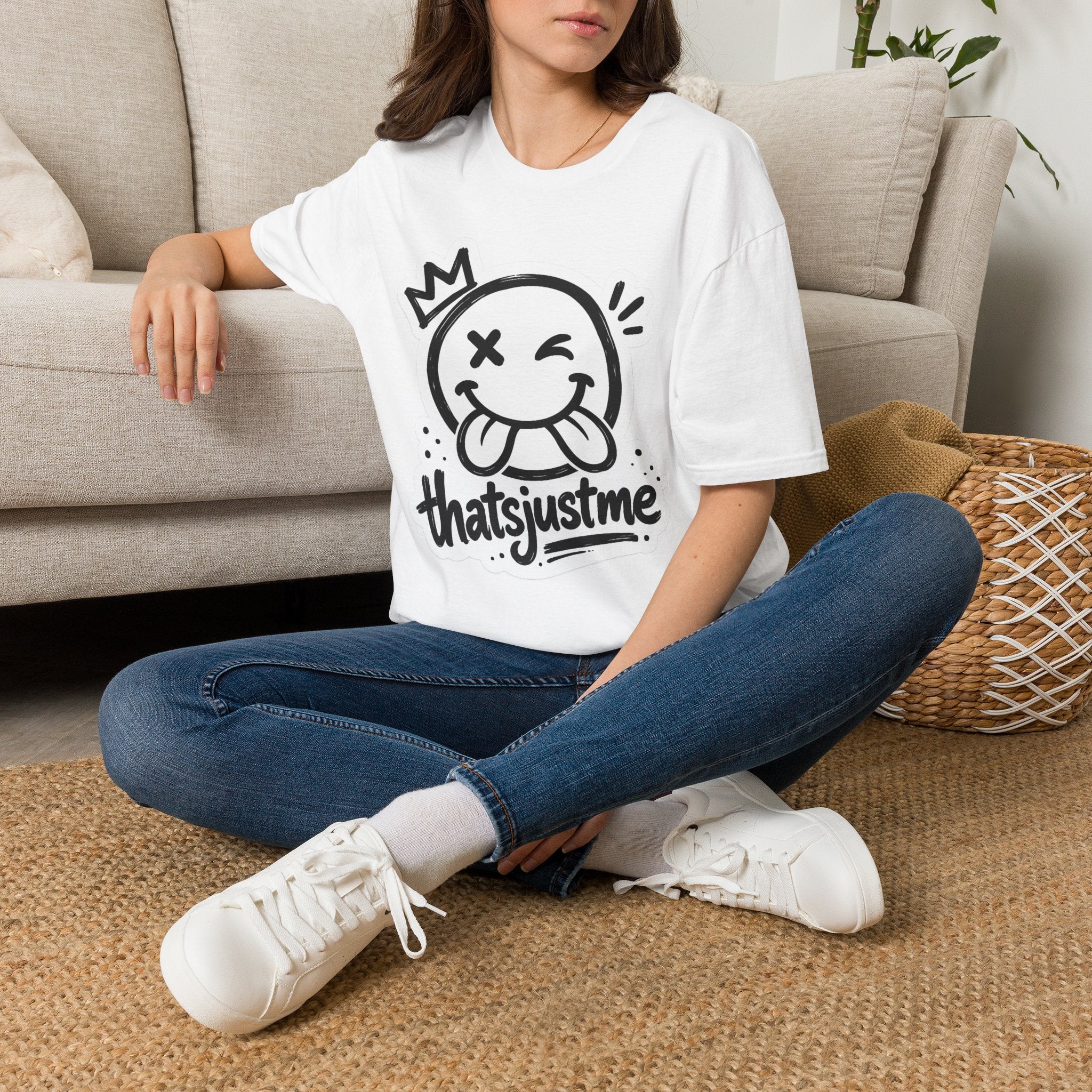 thatsjustme "OG" Crown Smiley Graphic Tee - Unisex T-Shirt