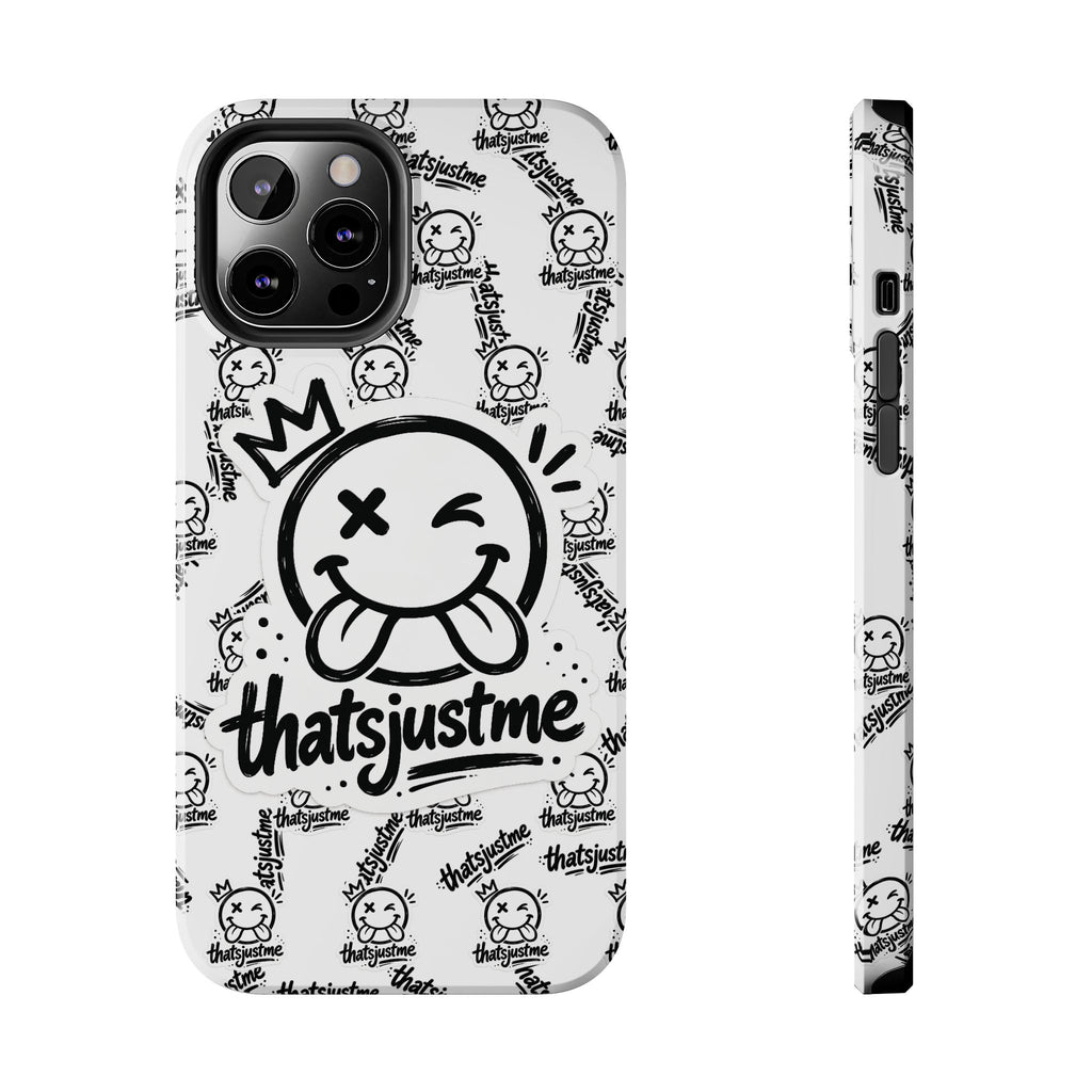 thatsjustme "Overload" Tough Phone Case - White