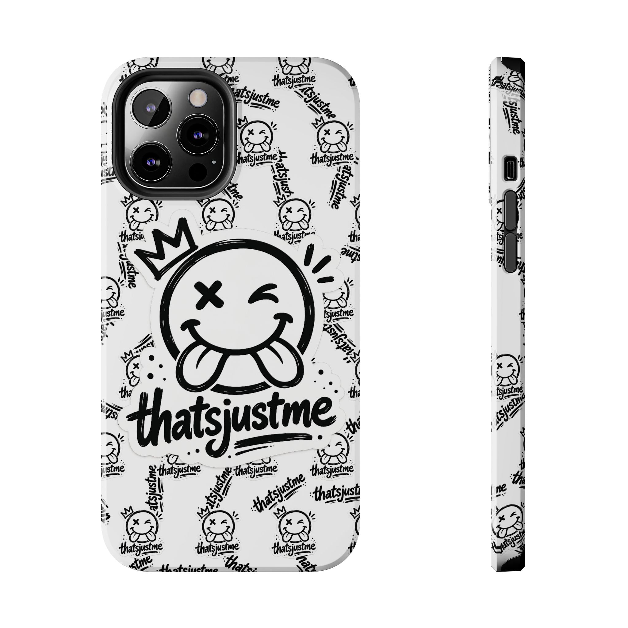 thatsjustme "Overload" Tough Phone Case - White