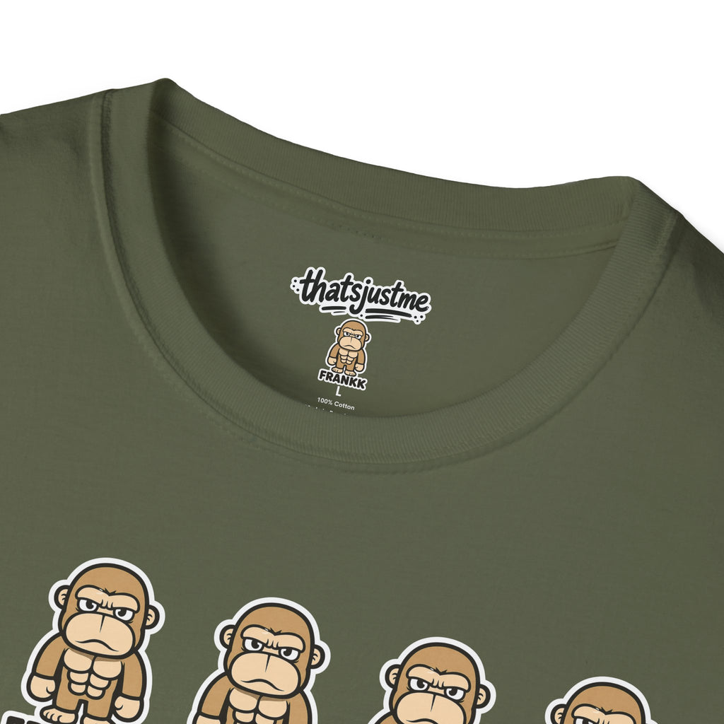 FRANKK The Ape Repeated "Essentials" Graphic Tee - Unisex T-Shirt