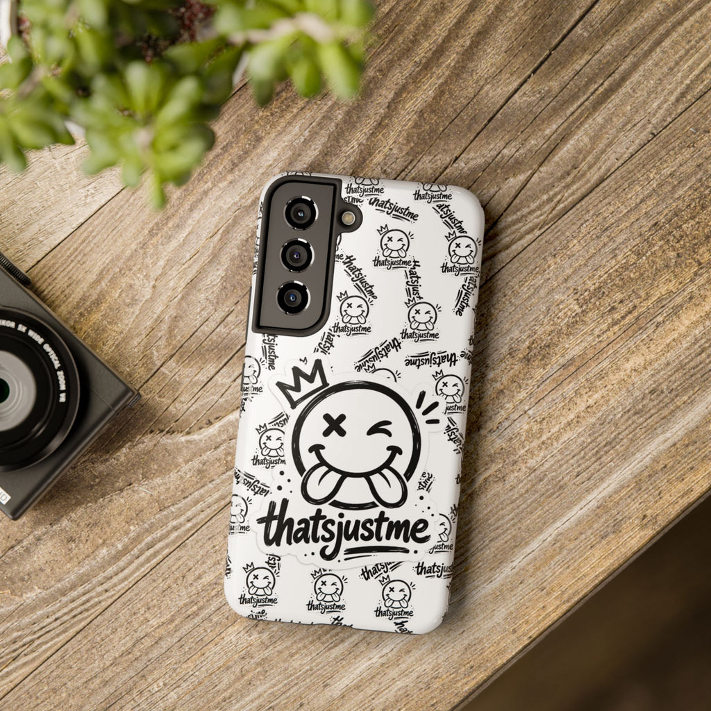 thatsjustme "Overload" Tough Phone Case - White