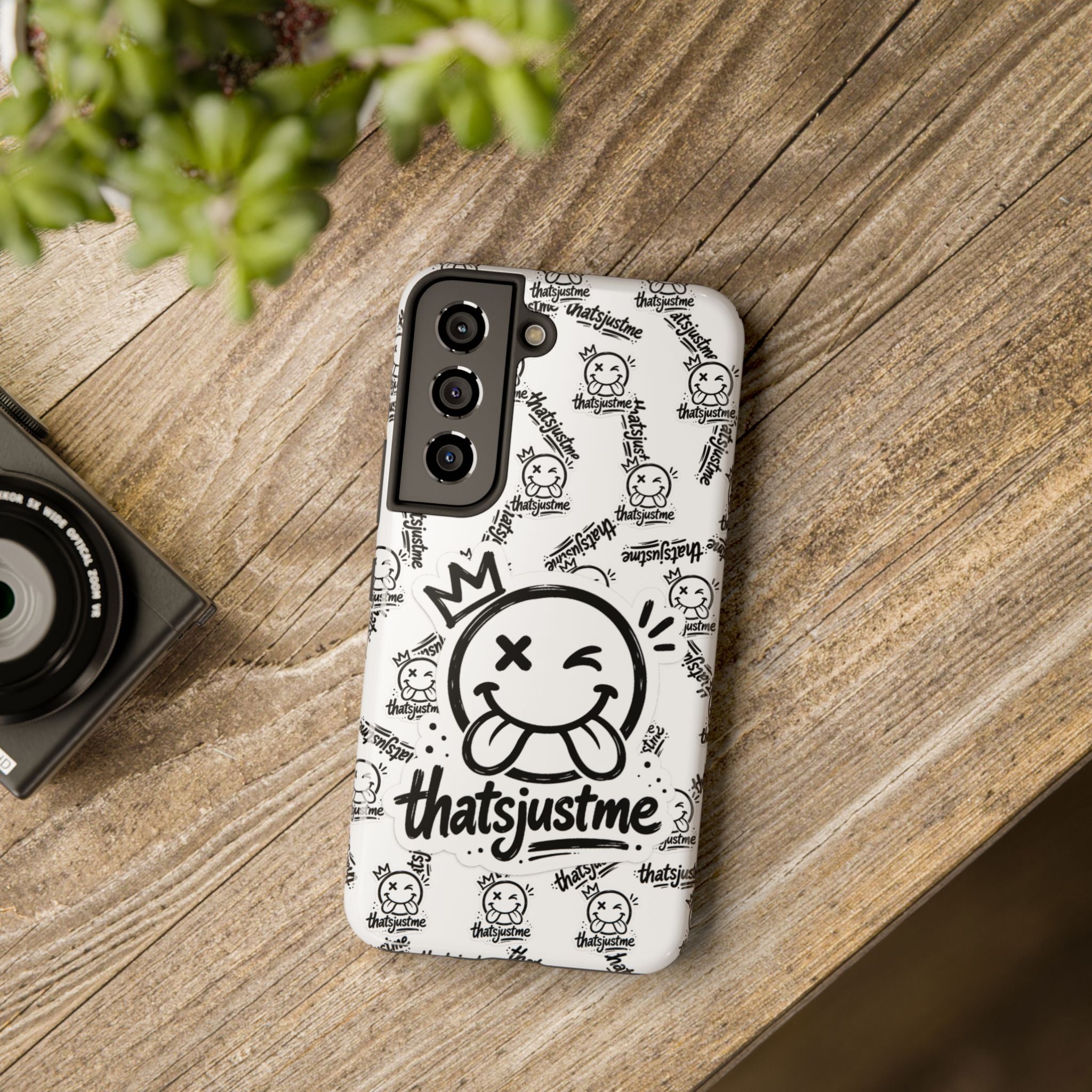 thatsjustme "Overload" Tough Phone Case - White