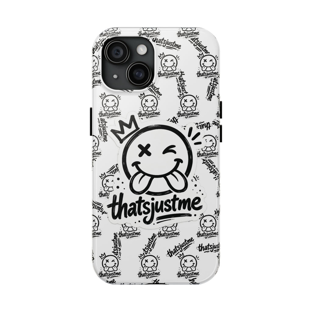 thatsjustme "Overload" Tough Phone Case - White