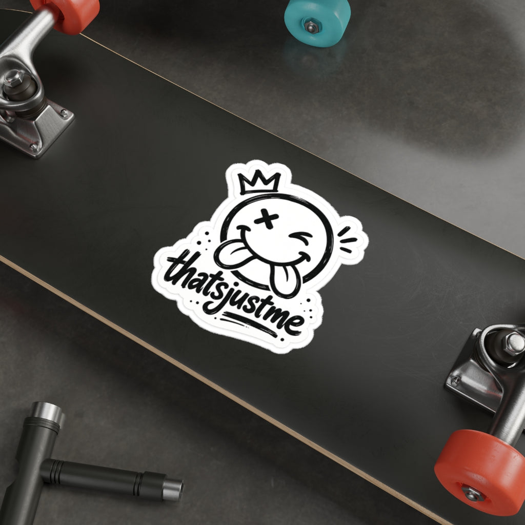 thatsjustme "OG" Crown Smiley - Die Cut Sticker