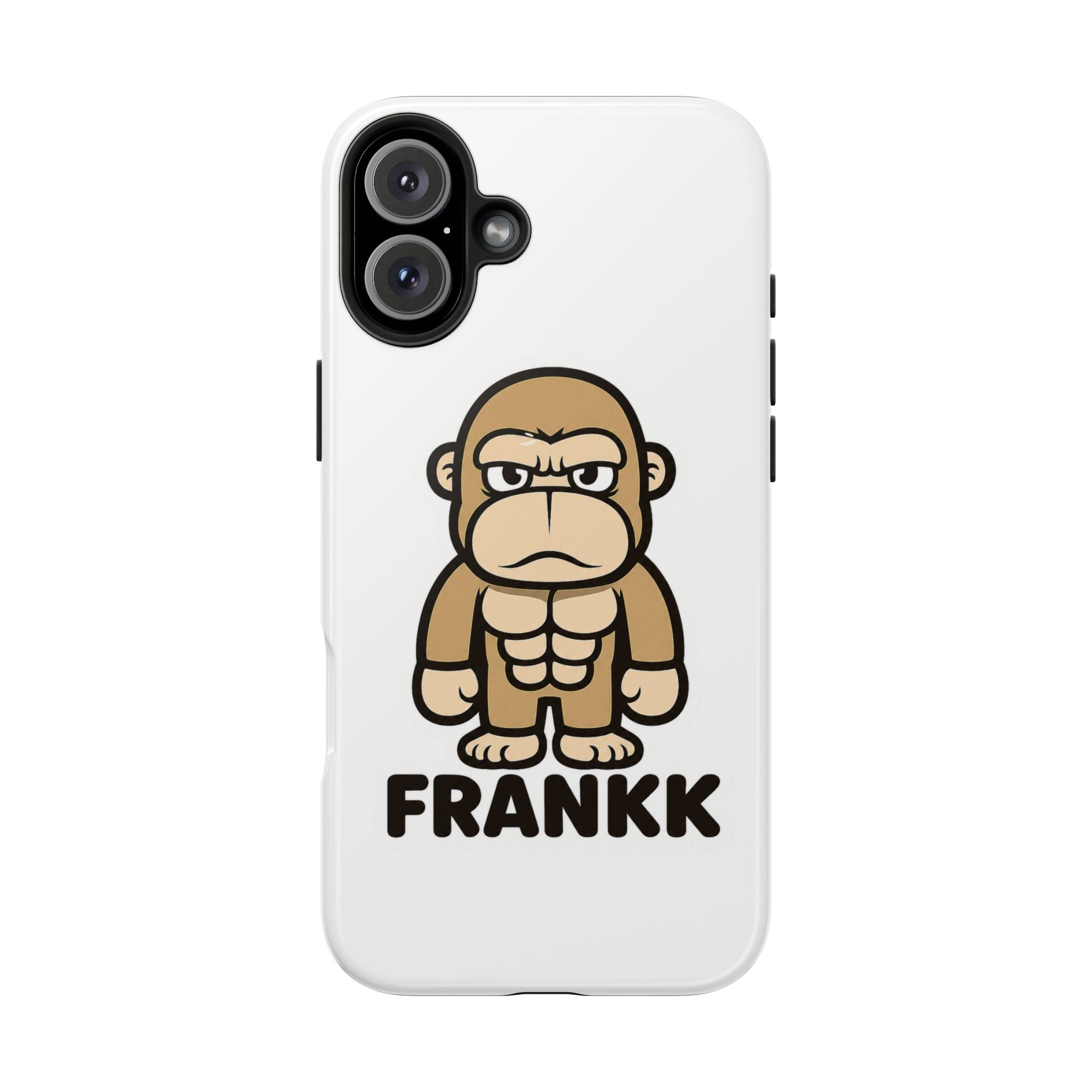 FRANKK The Ape "Essentials" Tough Phone Case - White