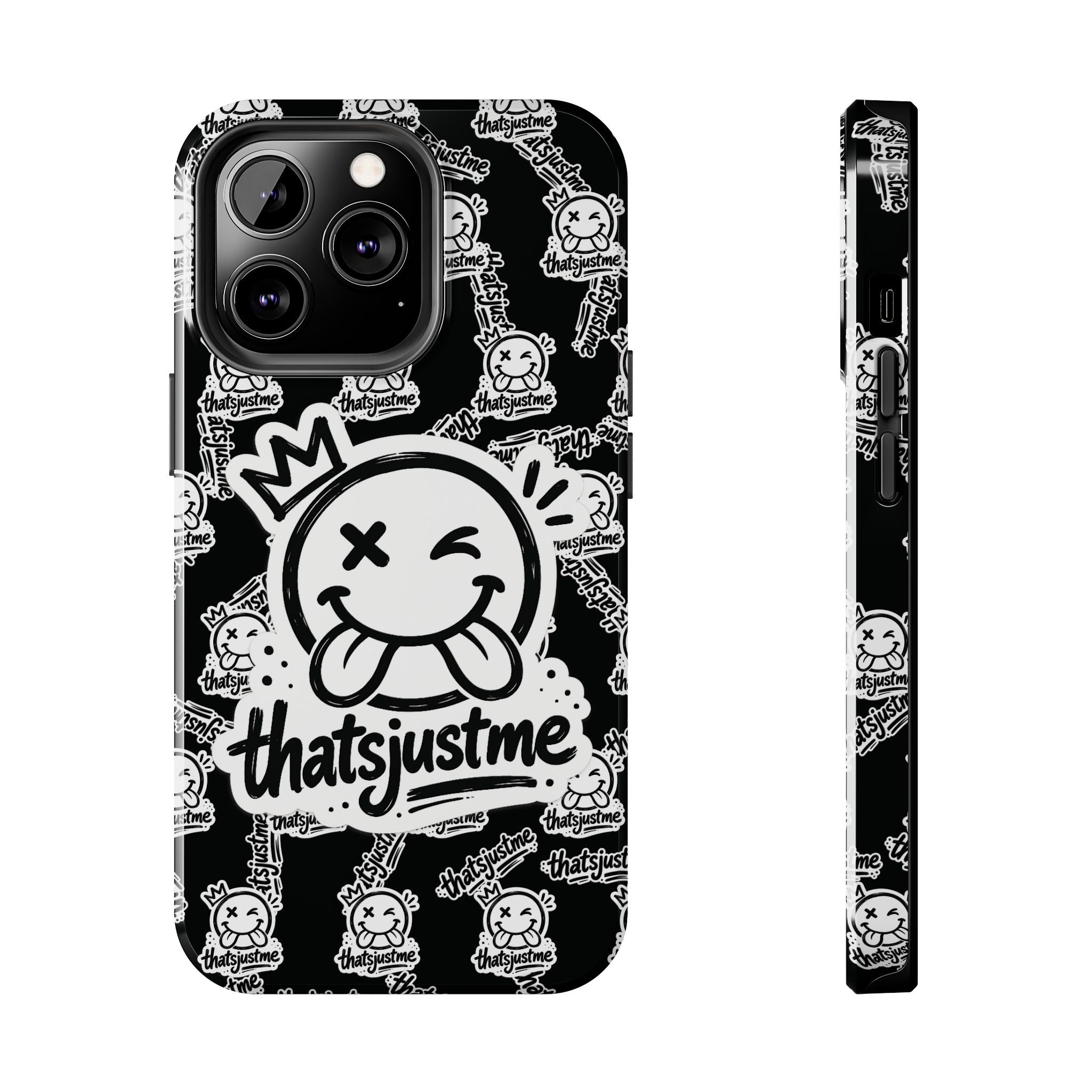 thatsjustme "Overload" Tough Phone Case - Black