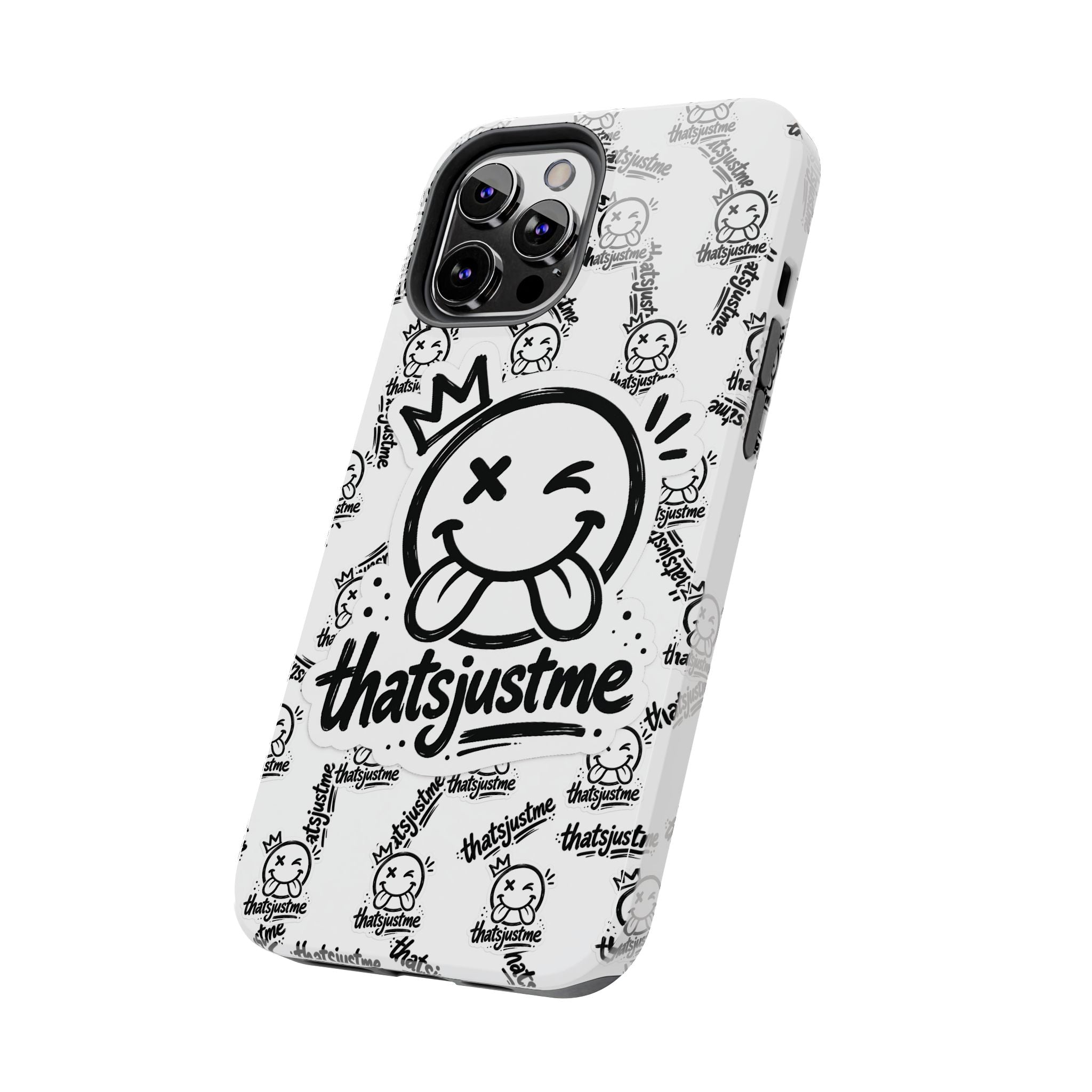thatsjustme "Overload" Tough Phone Case - White