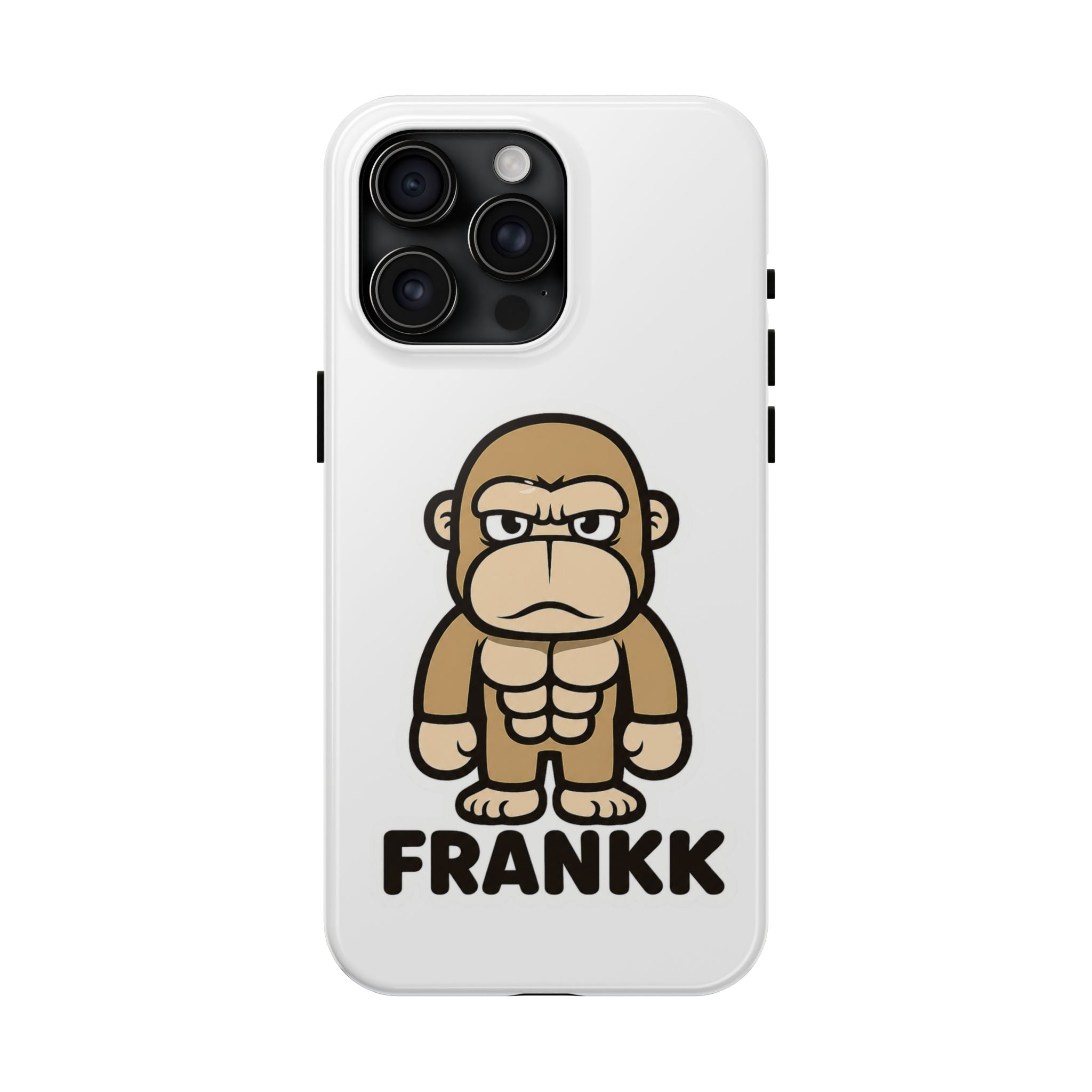 FRANKK The Ape "Essentials" Tough Phone Case - White