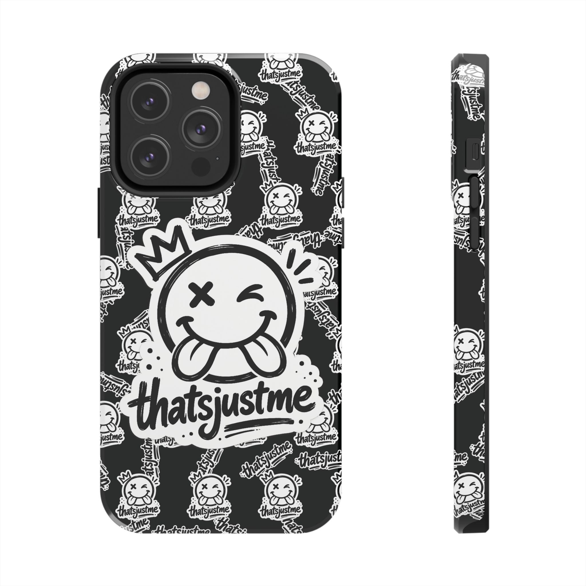 thatsjustme "Overload" Tough Phone Case - Black