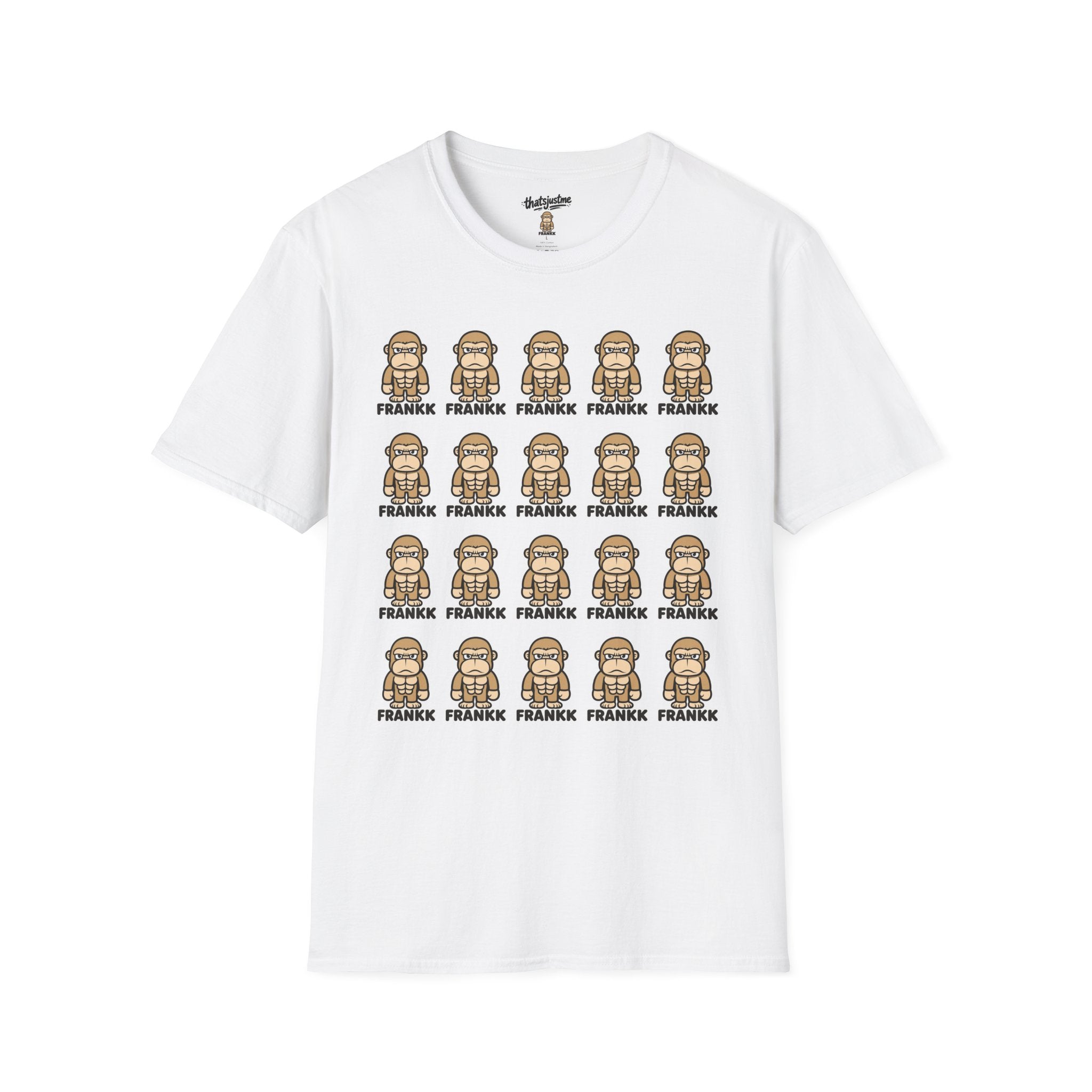 FRANKK The Ape Repeated "Essentials" Graphic Tee - Unisex T-Shirt
