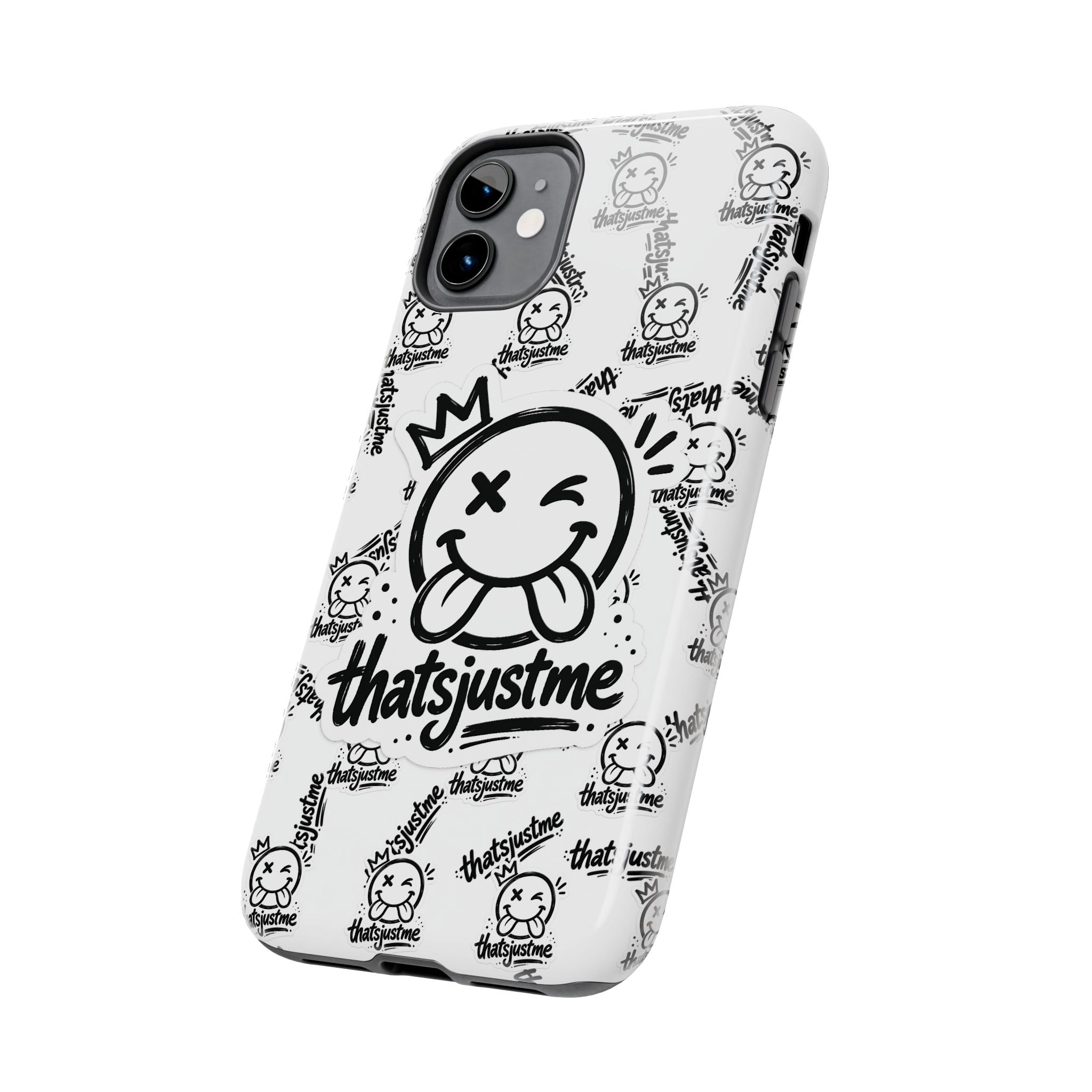 thatsjustme "Overload" Tough Phone Case - White