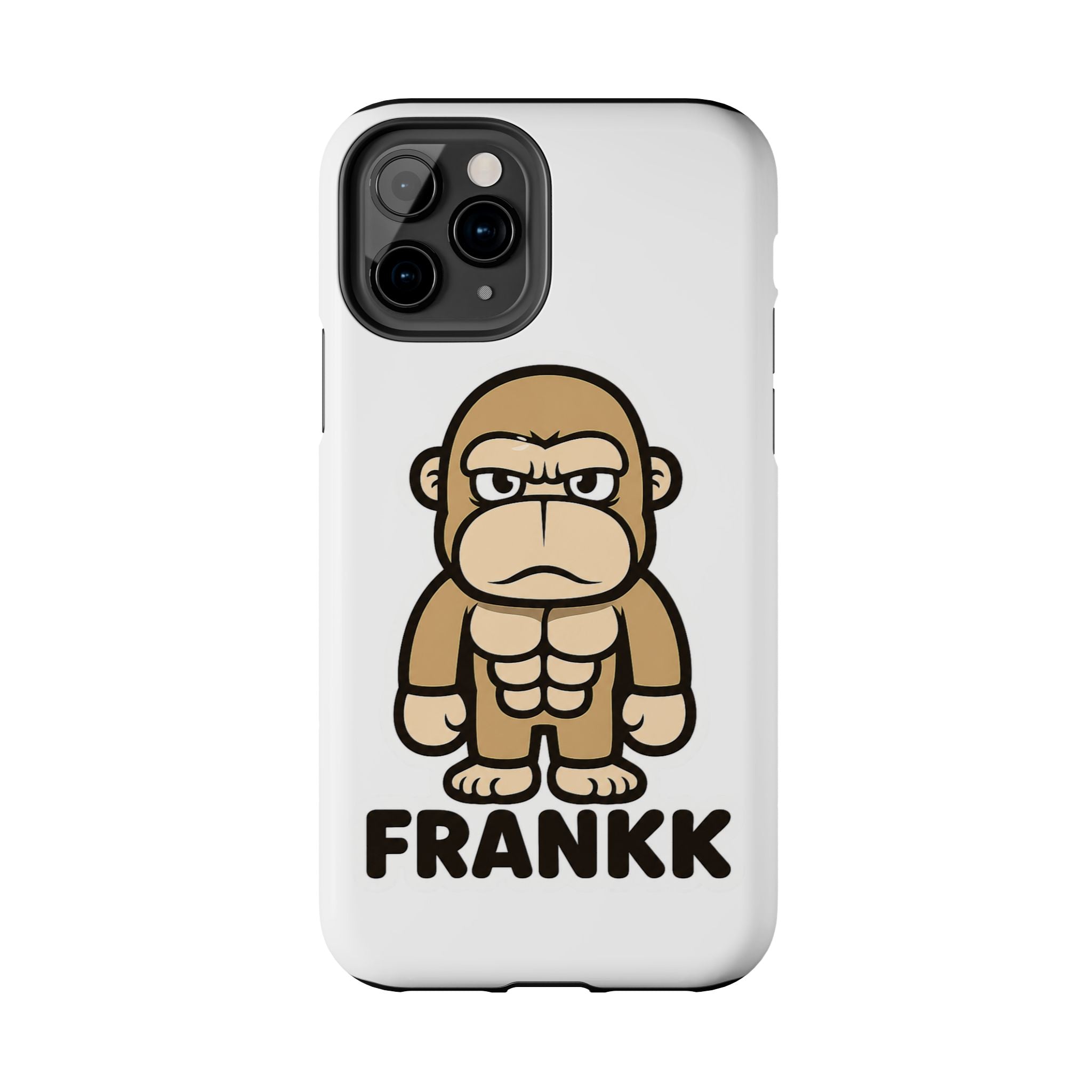 FRANKK The Ape "Essentials" Tough Phone Case - White