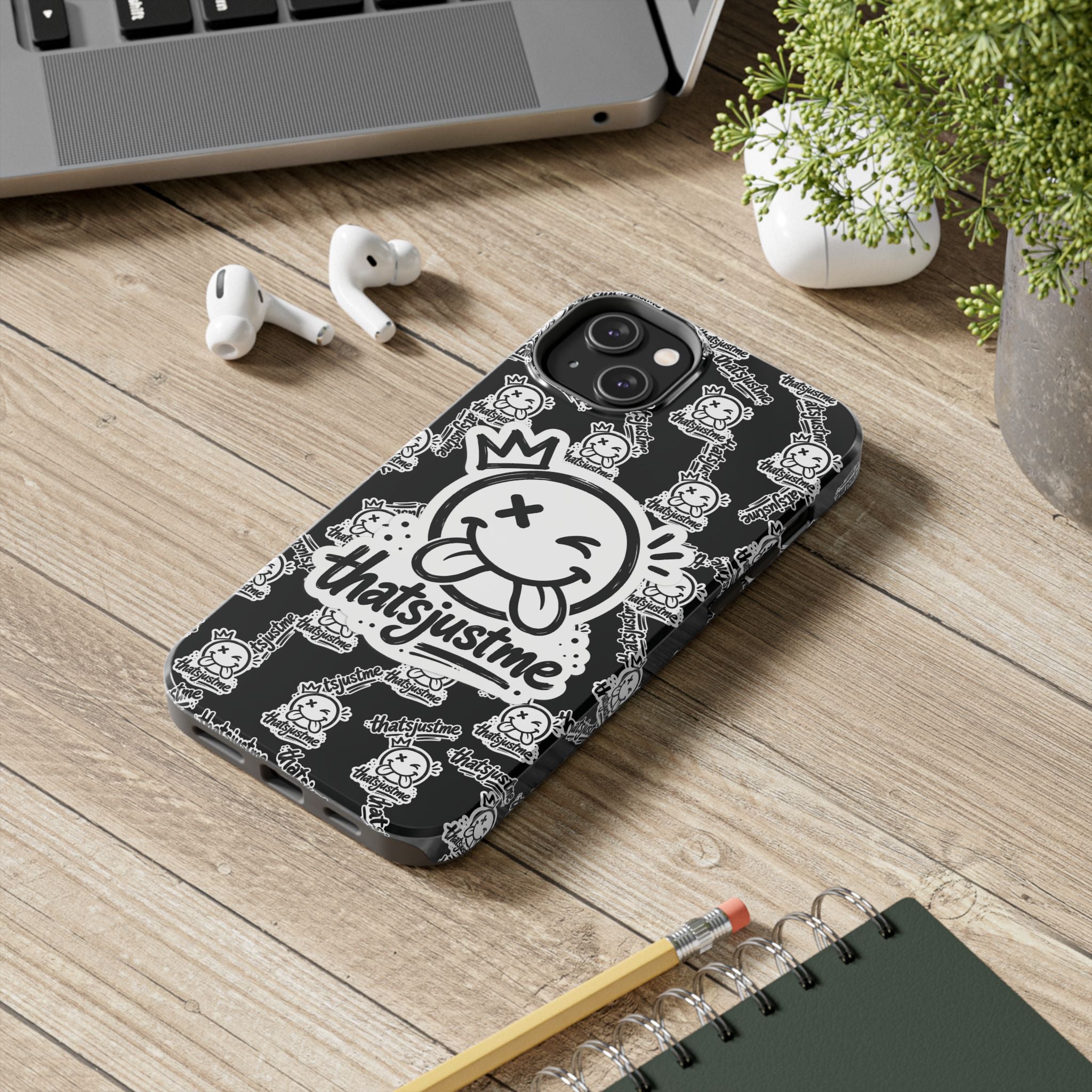 thatsjustme "Overload" Tough Phone Case - Black