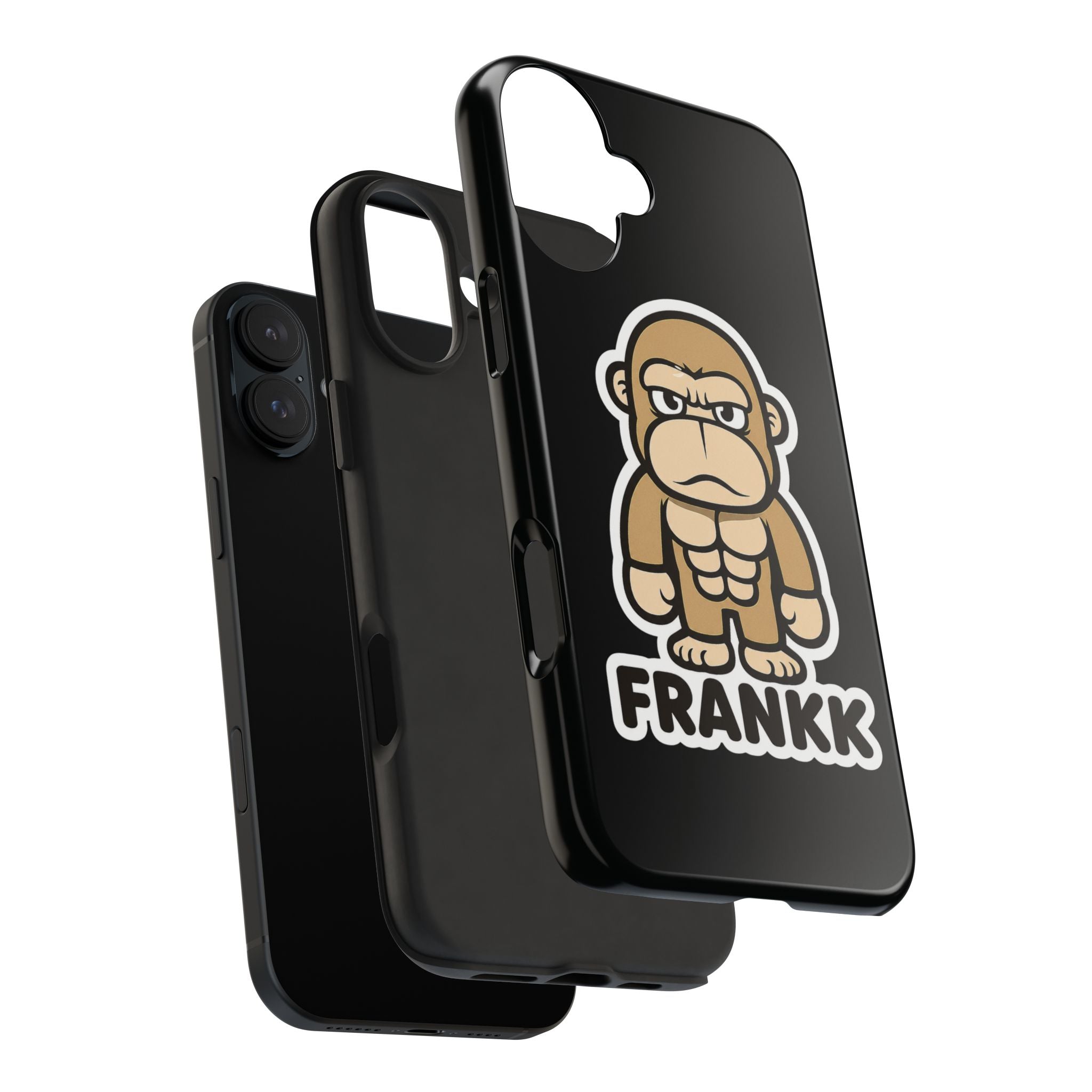 FRANKK The Ape "Essentials" Tough Phone Case - Black